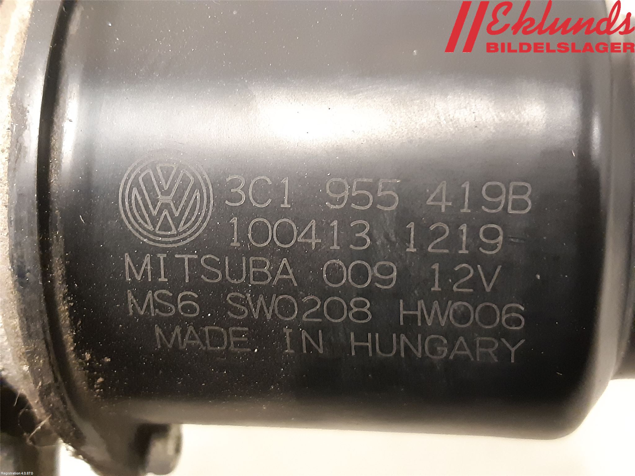 Volkswagen VW PASSAT 05-11 Torkarmotor Vindruta