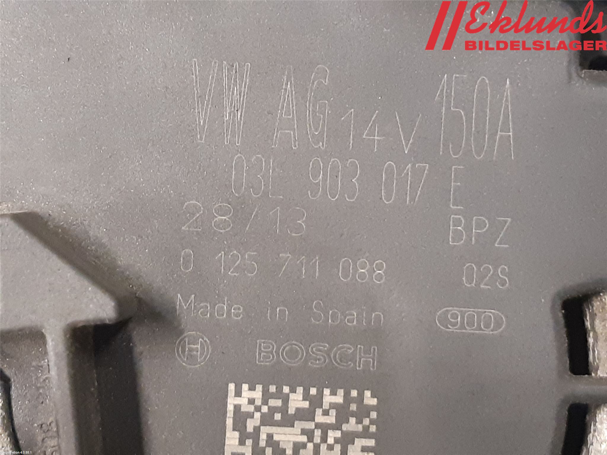 Audi A4 12-15 Generator