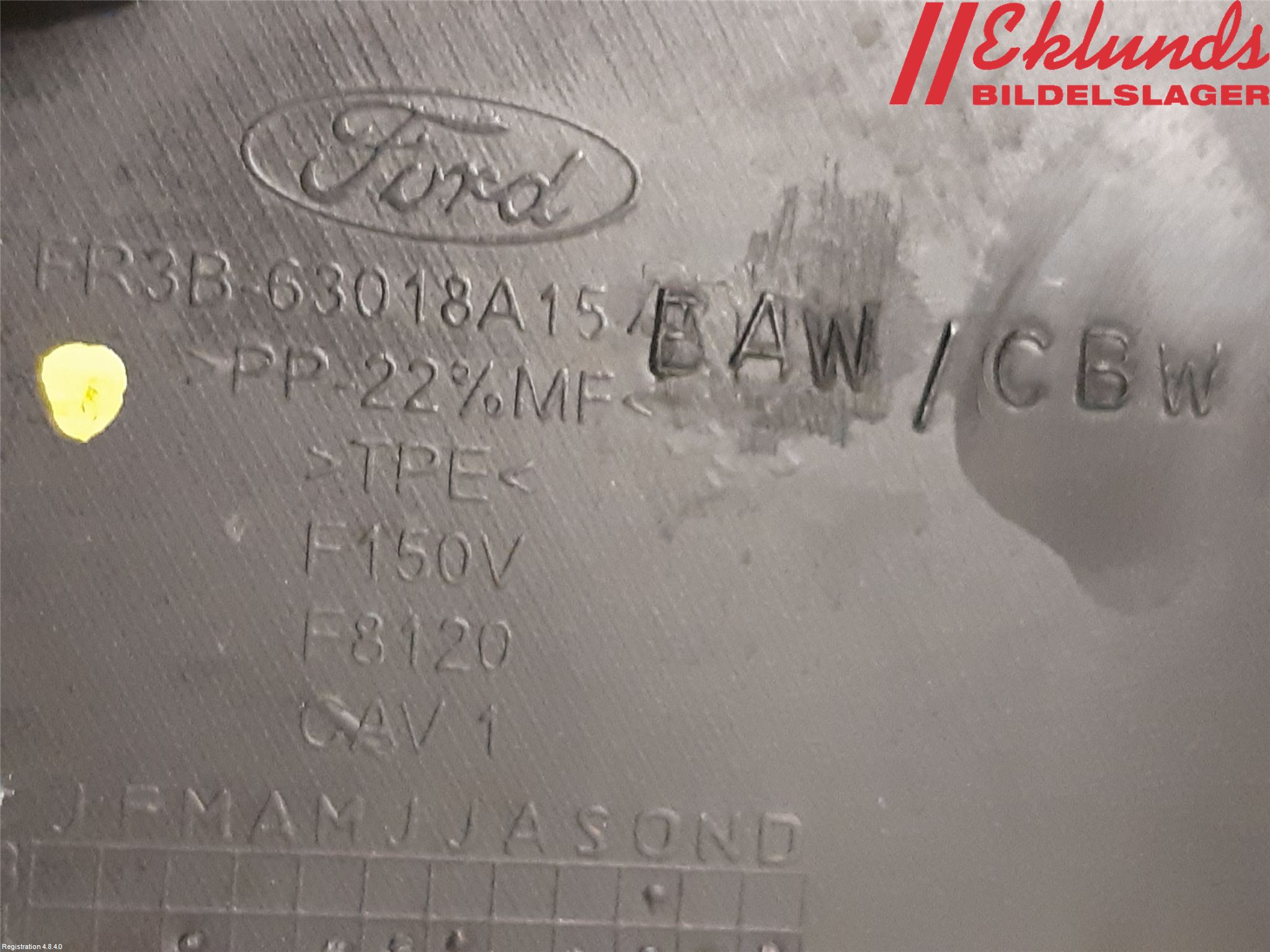 Ford MUSTANG VI 15-22 Torpedplåt-Torpedplast