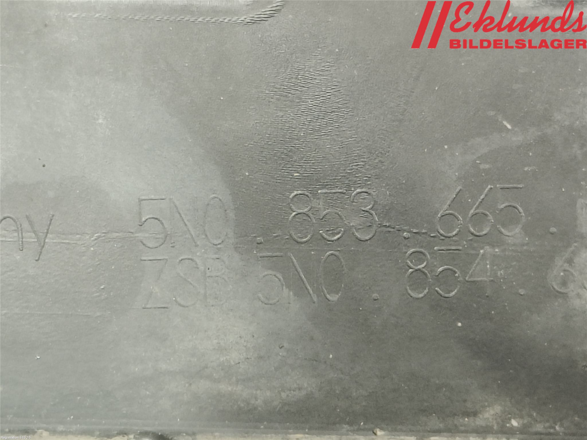 Volkswagen VW TIGUAN 07-16 Dimljussarg Fram