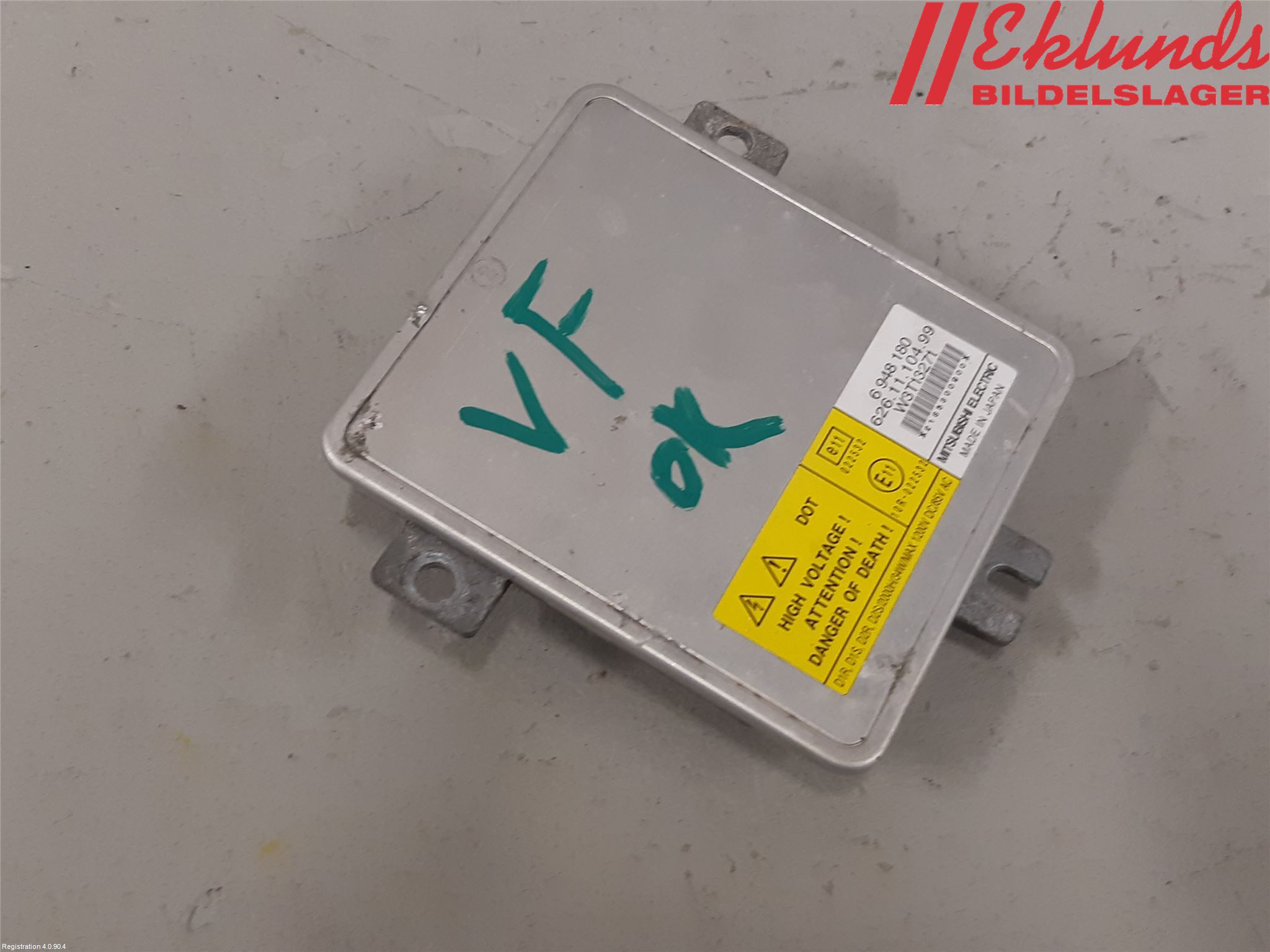 Volvo V70 08-13 Styrenhet Strålkastare