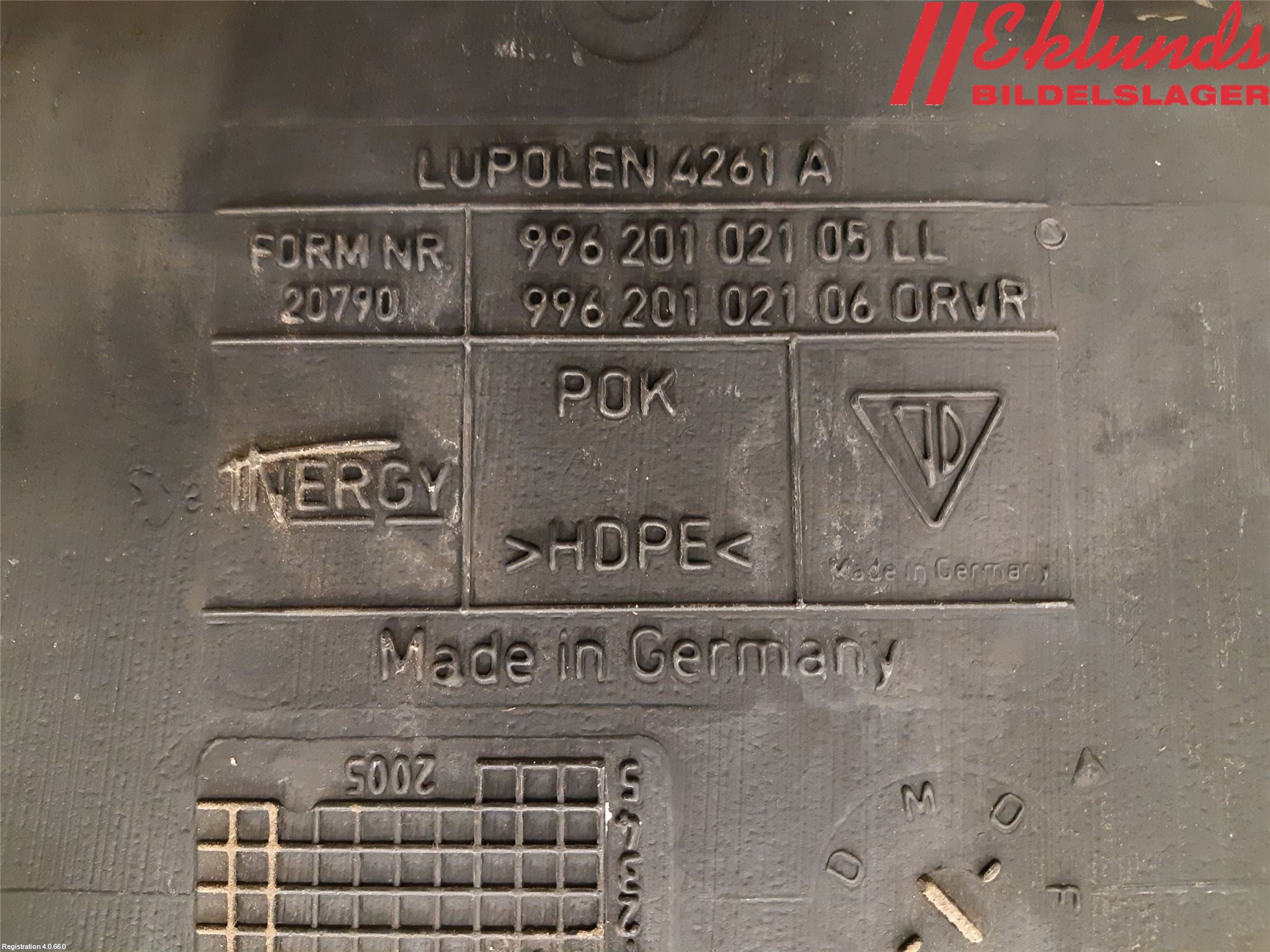 Porsche 911 64- Bränsletank