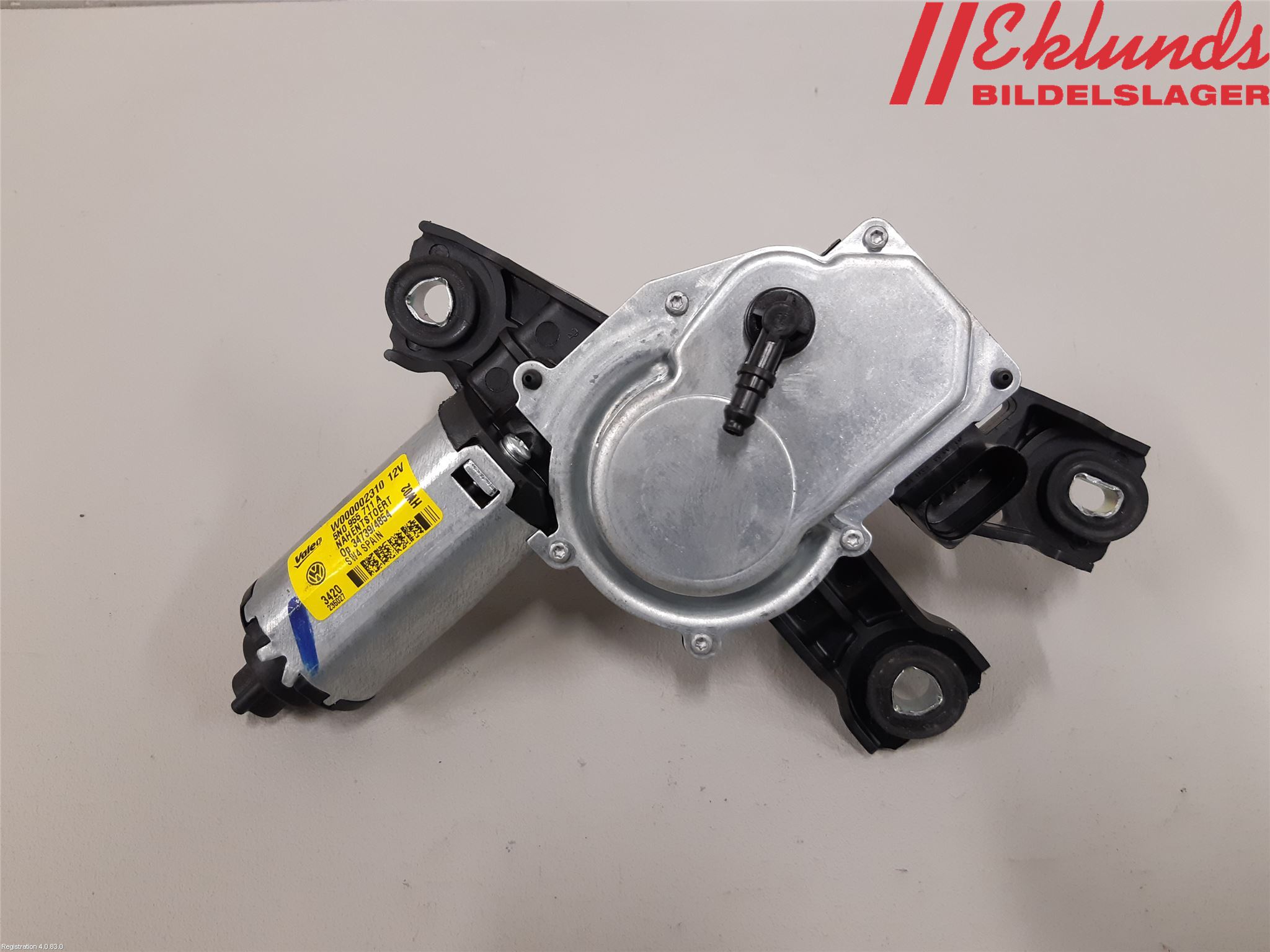 Volkswagen VW TIGUAN 07-16 Torkarmotor Baklucka