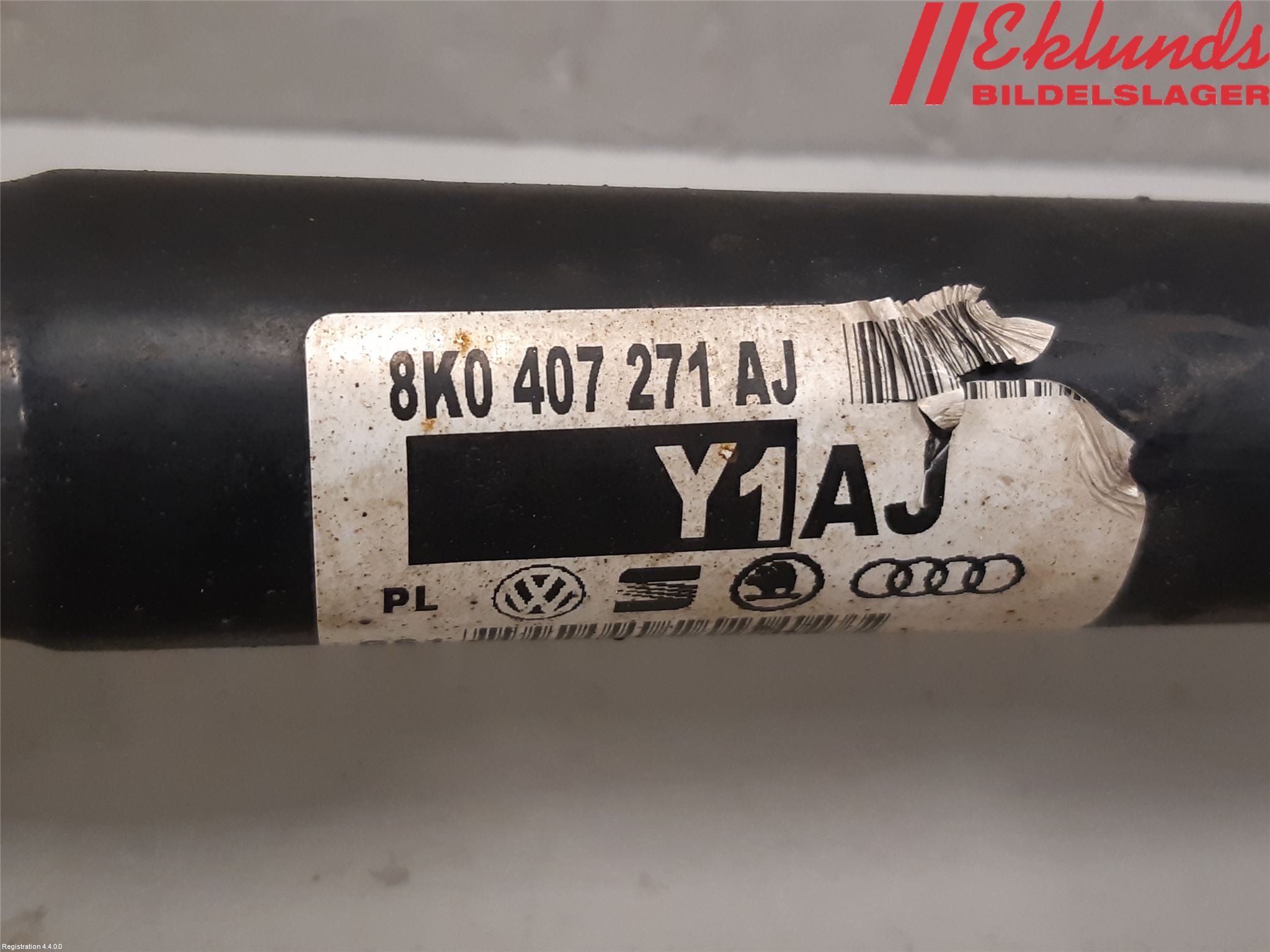 Audi A5 07-16 Drivaxel Fram Vänster