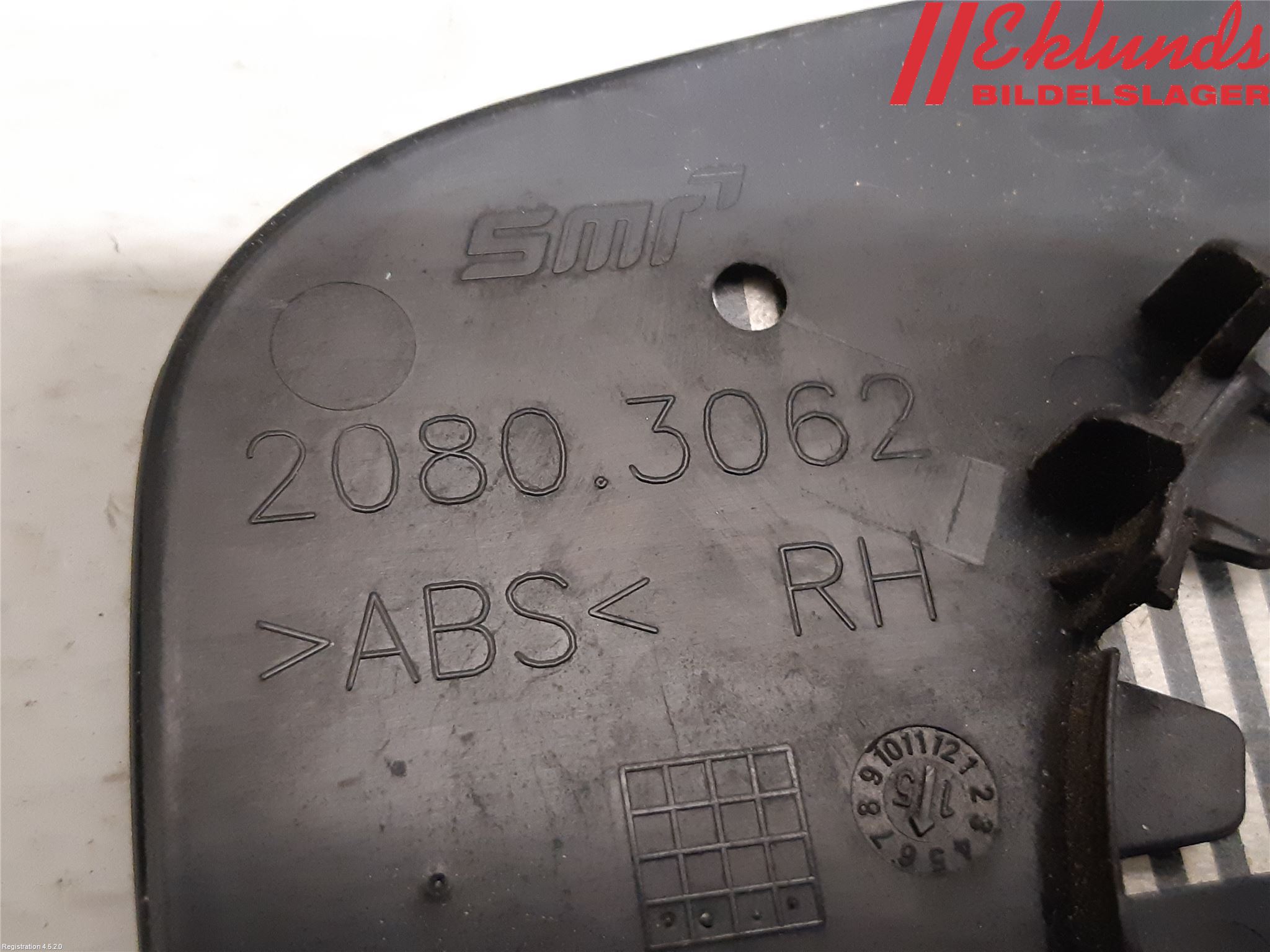 Nissan QASHQAI 14-17 Spegelglas Hö