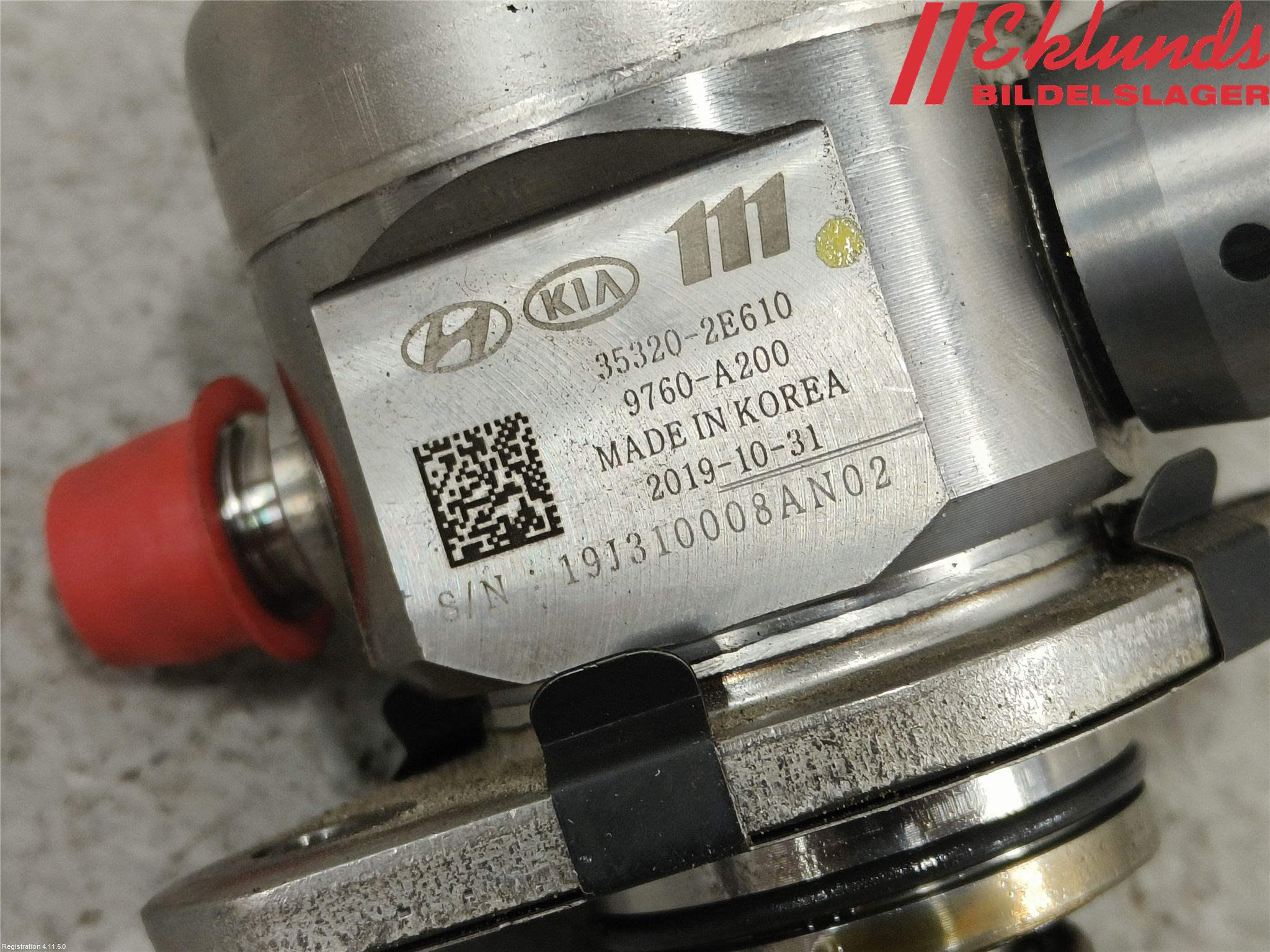 Kia OPTIMA 16-20 Bränslepump Mek