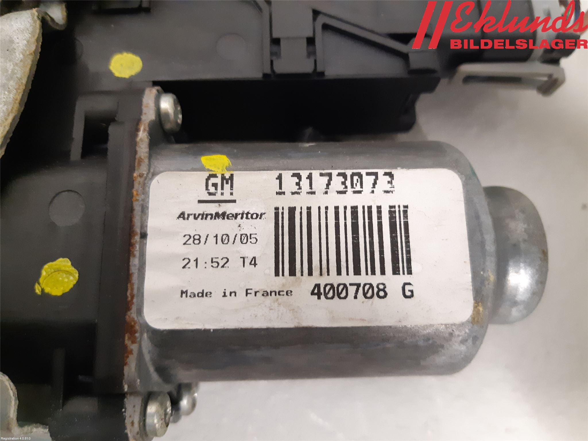 Opel CORSA C    00-06 Fönsterhiss El Kompl