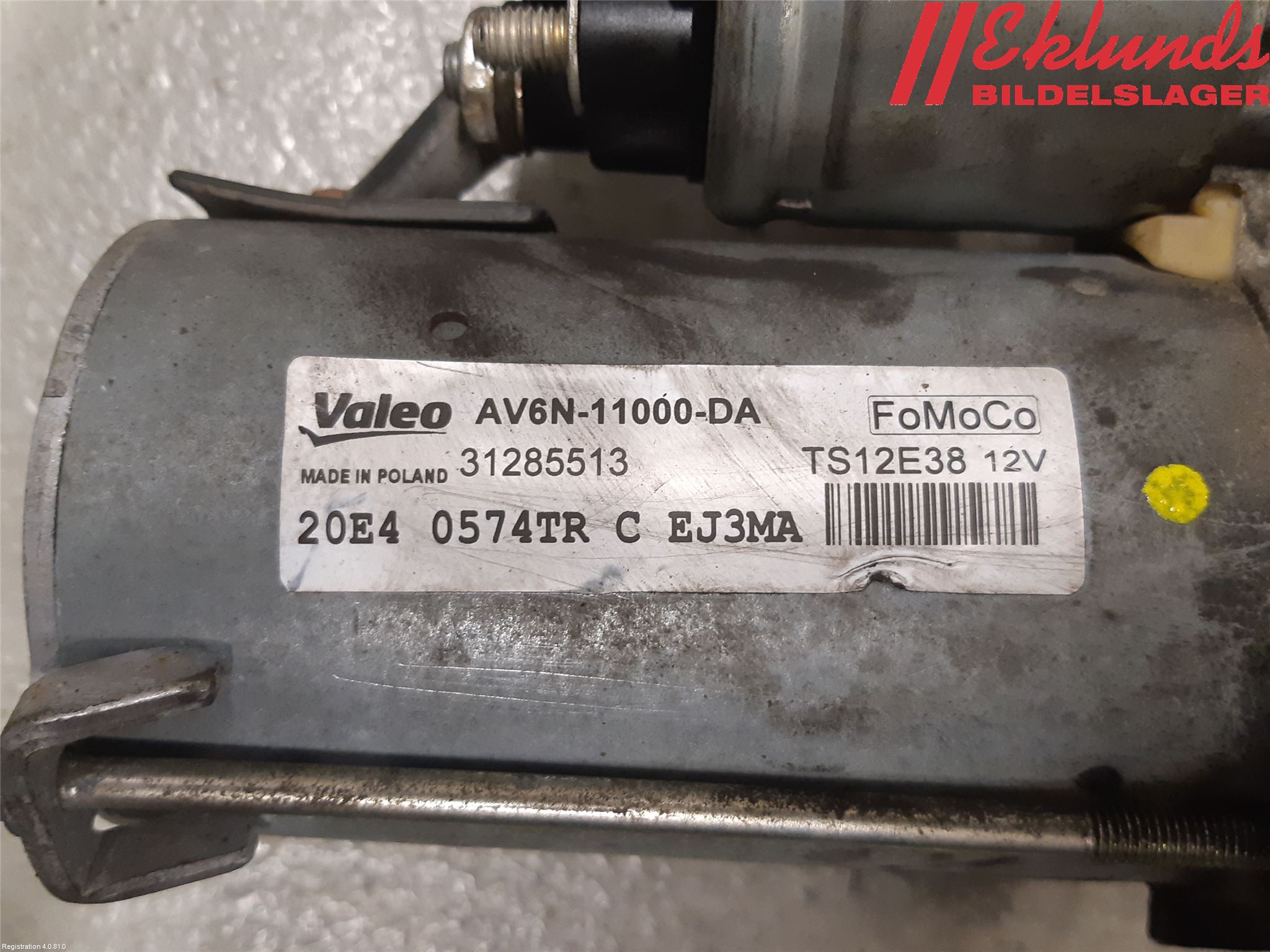 Ford FOCUS 11-14 Startmotor