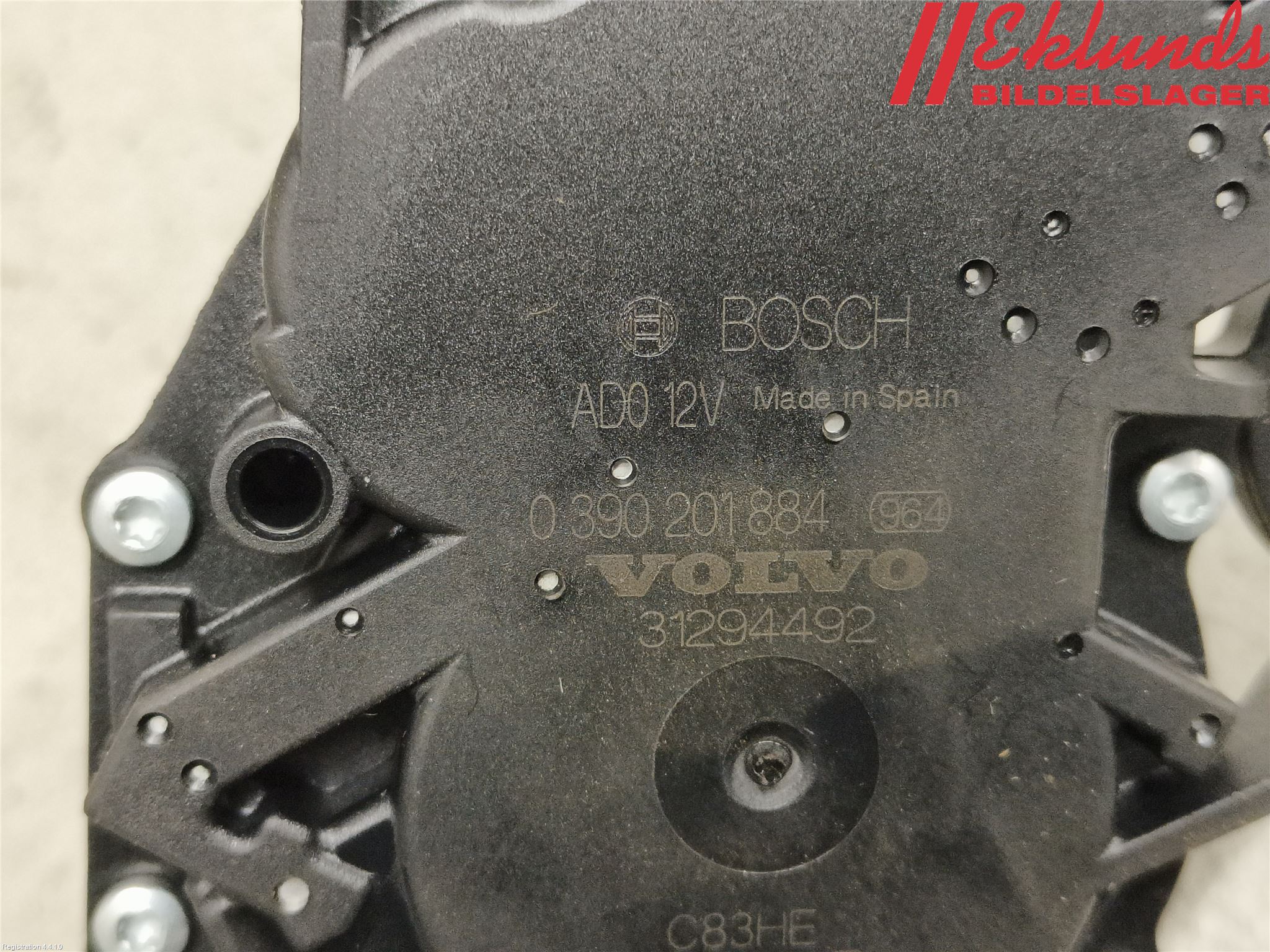 Volvo V40 CROSS COUNTRY 13-19 Torkarmotor Baklucka