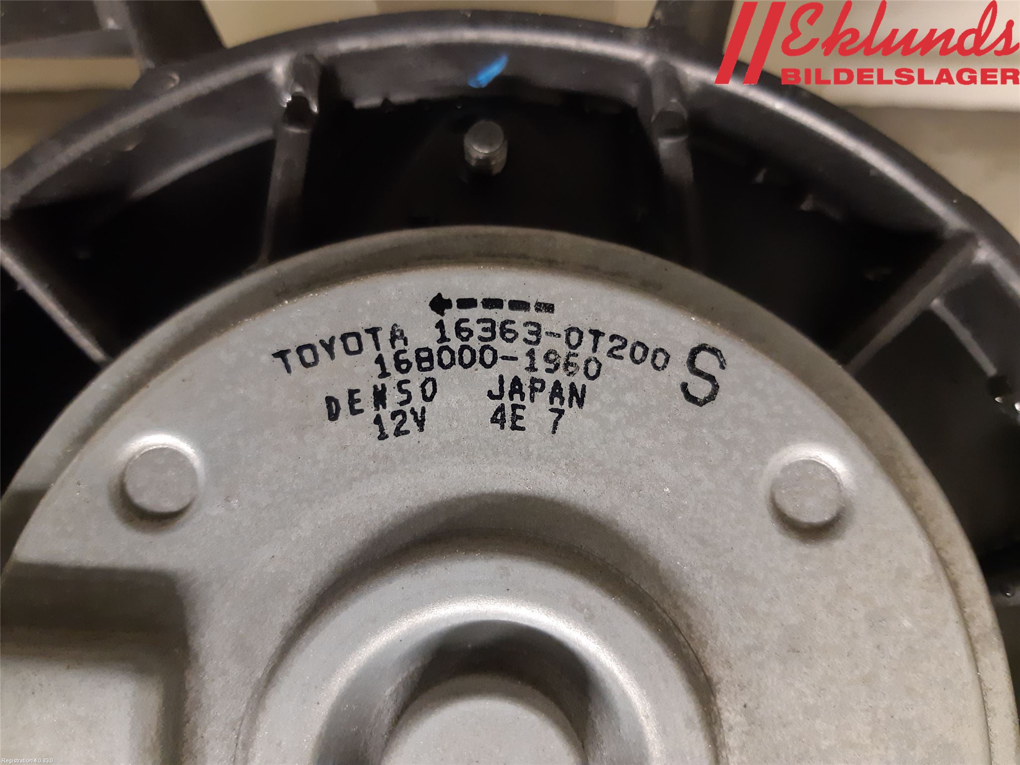 Toyota COROLLA 19- Kylfläkt El