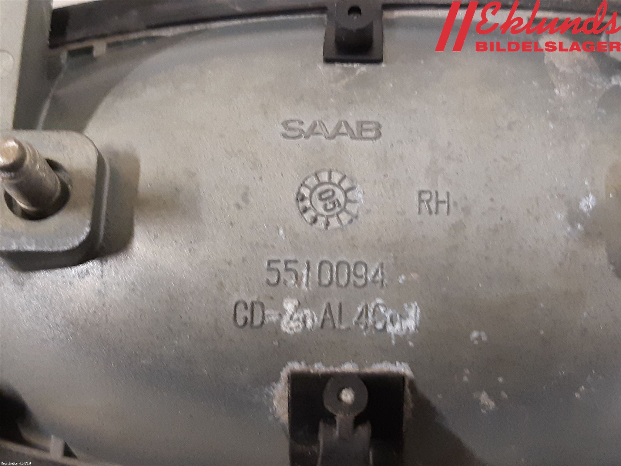 Saab 9-5     06-10 Dörrhandtag Yttre Hö
