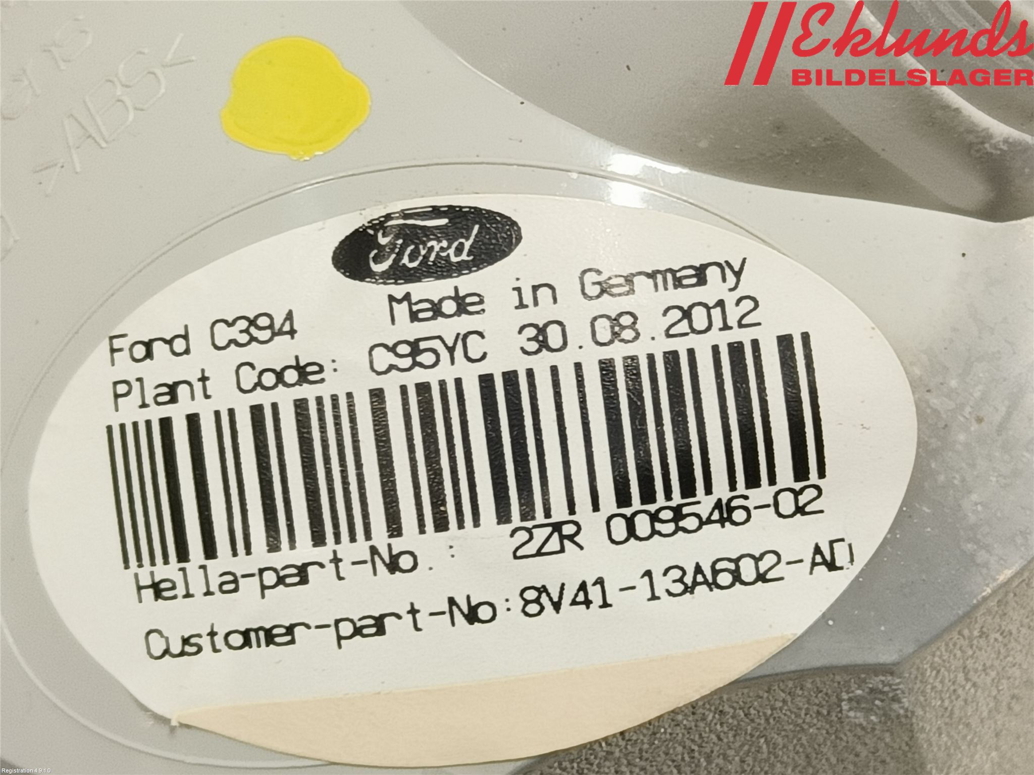 Ford KUGA 08-12 Bakljus Lucka Hö