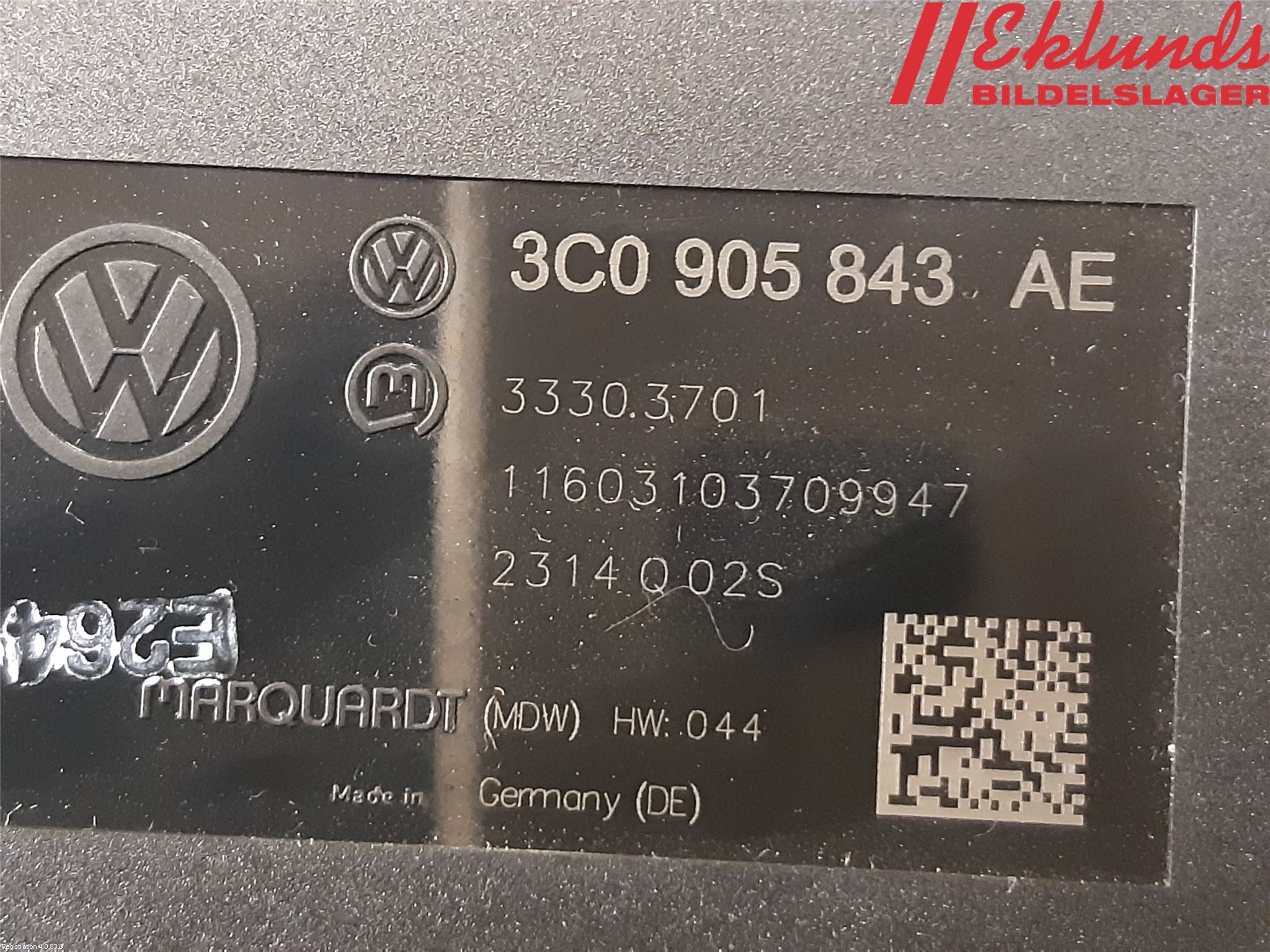 Volkswagen VW PASSAT 11-14 Rattlås-Tändlås Elektrisk