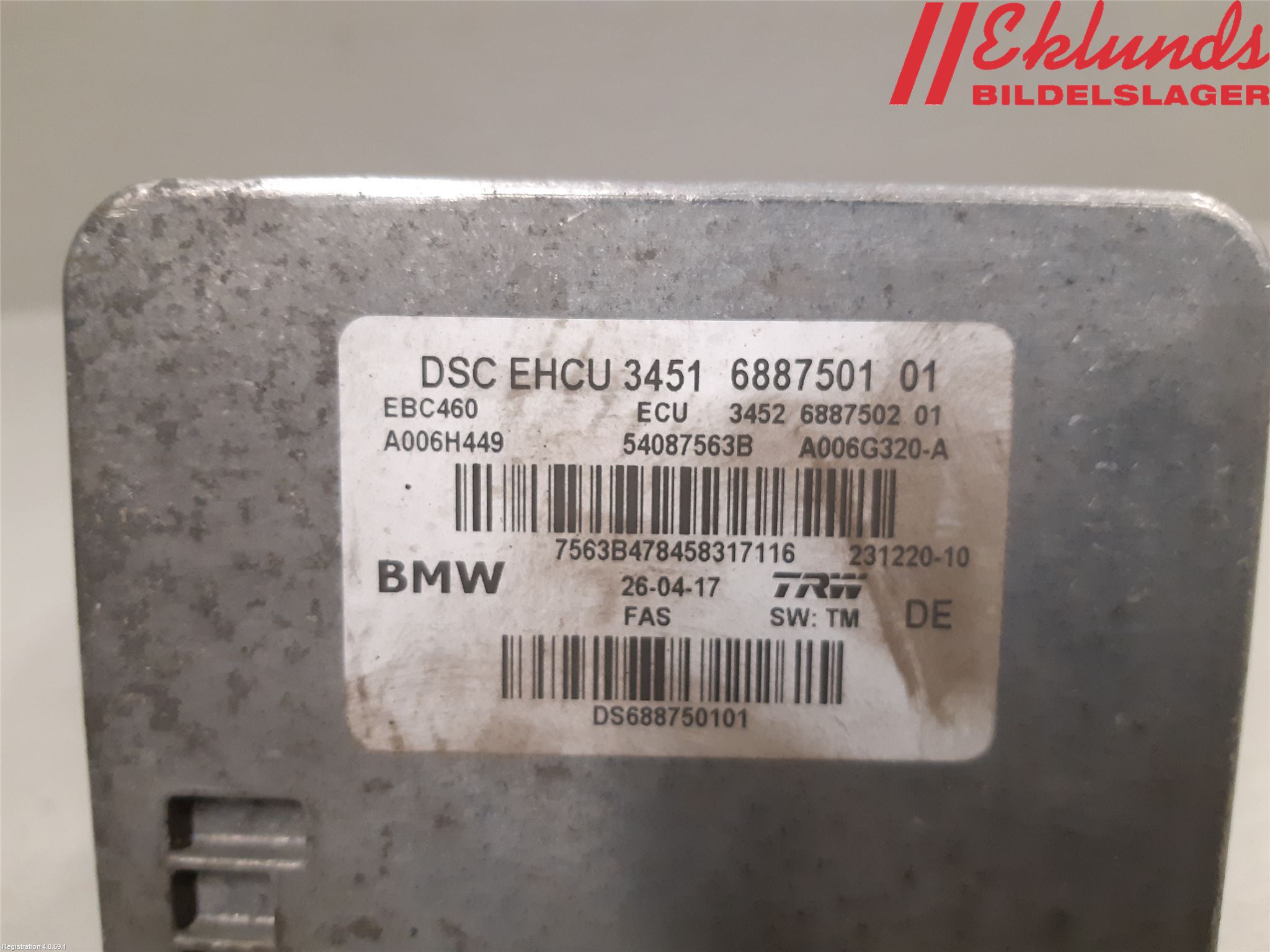 BMW 5 G30/G31/F90 17-23 Abs Hydraulaggregat