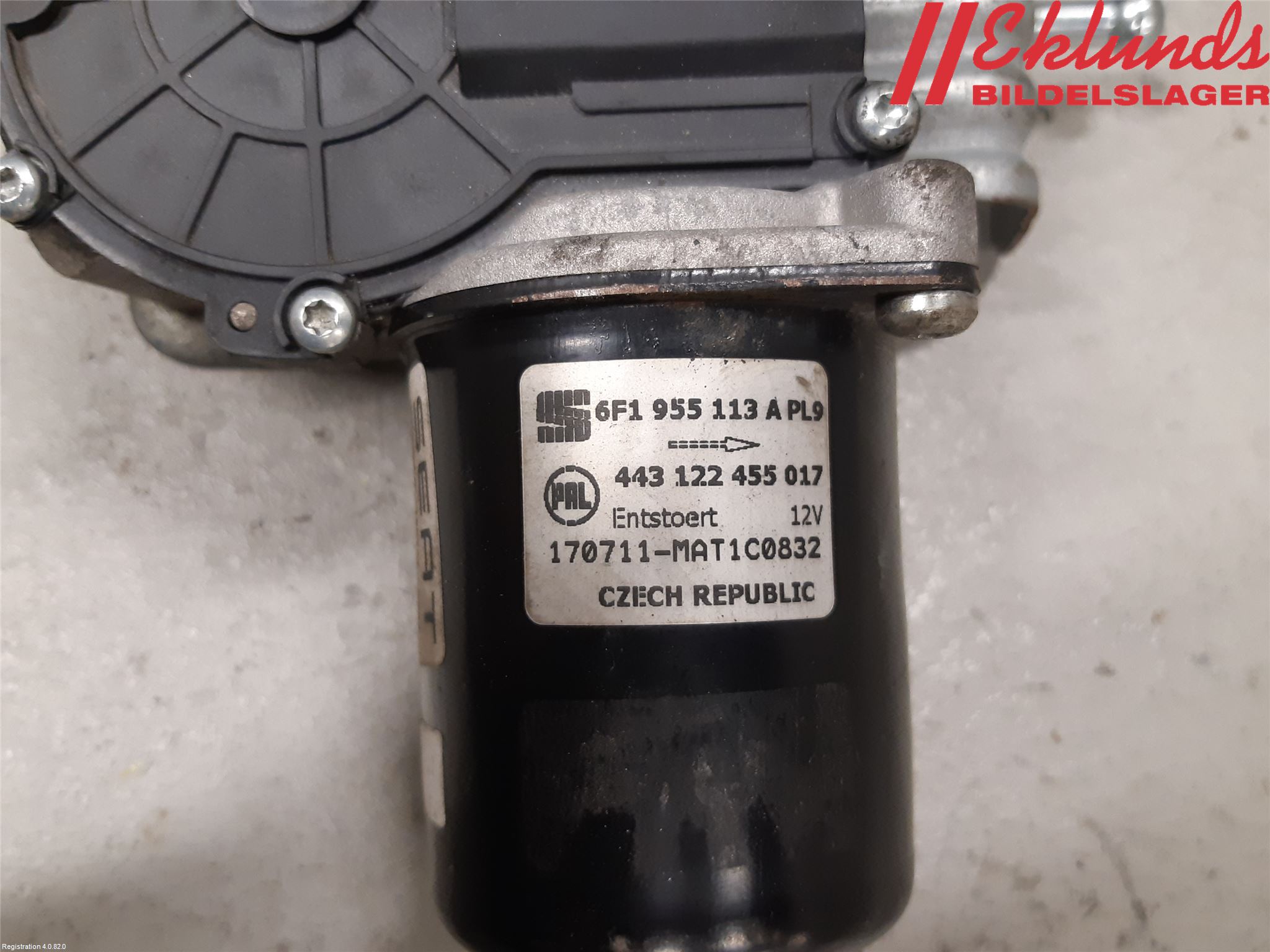 Seat IBIZA V 17-20 Torkarmotor Vindruta