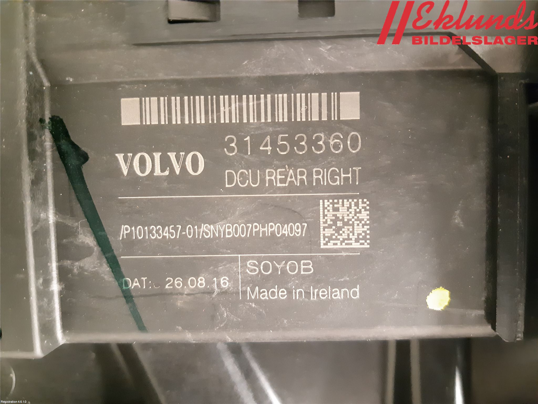 Volvo XC90/RECHARGE 16- Fönsterhiss El Kompl