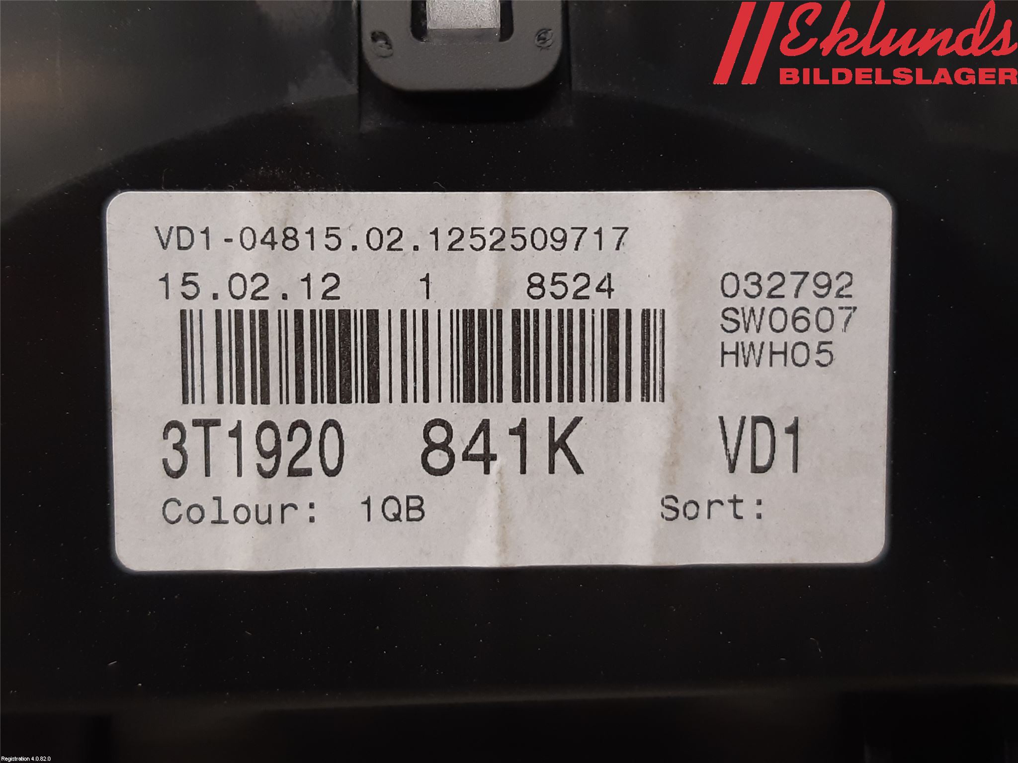 Skoda SUPERB 09-15 Instrument Komb