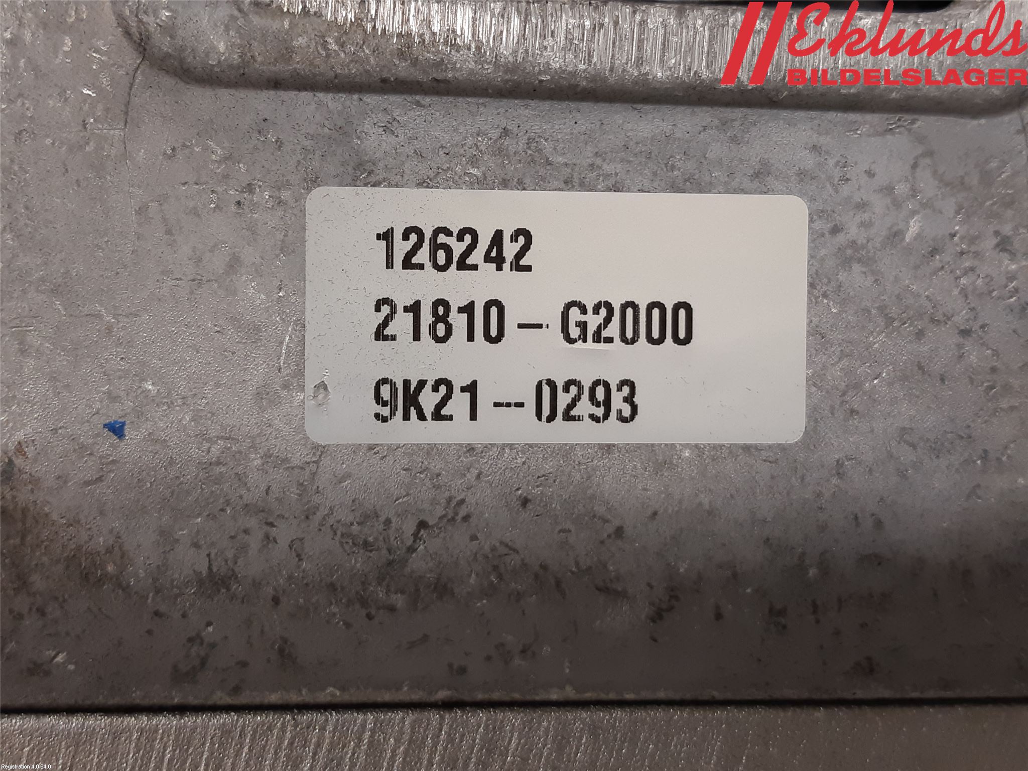 Kia NIRO (DE) 17-22 Motorfäste