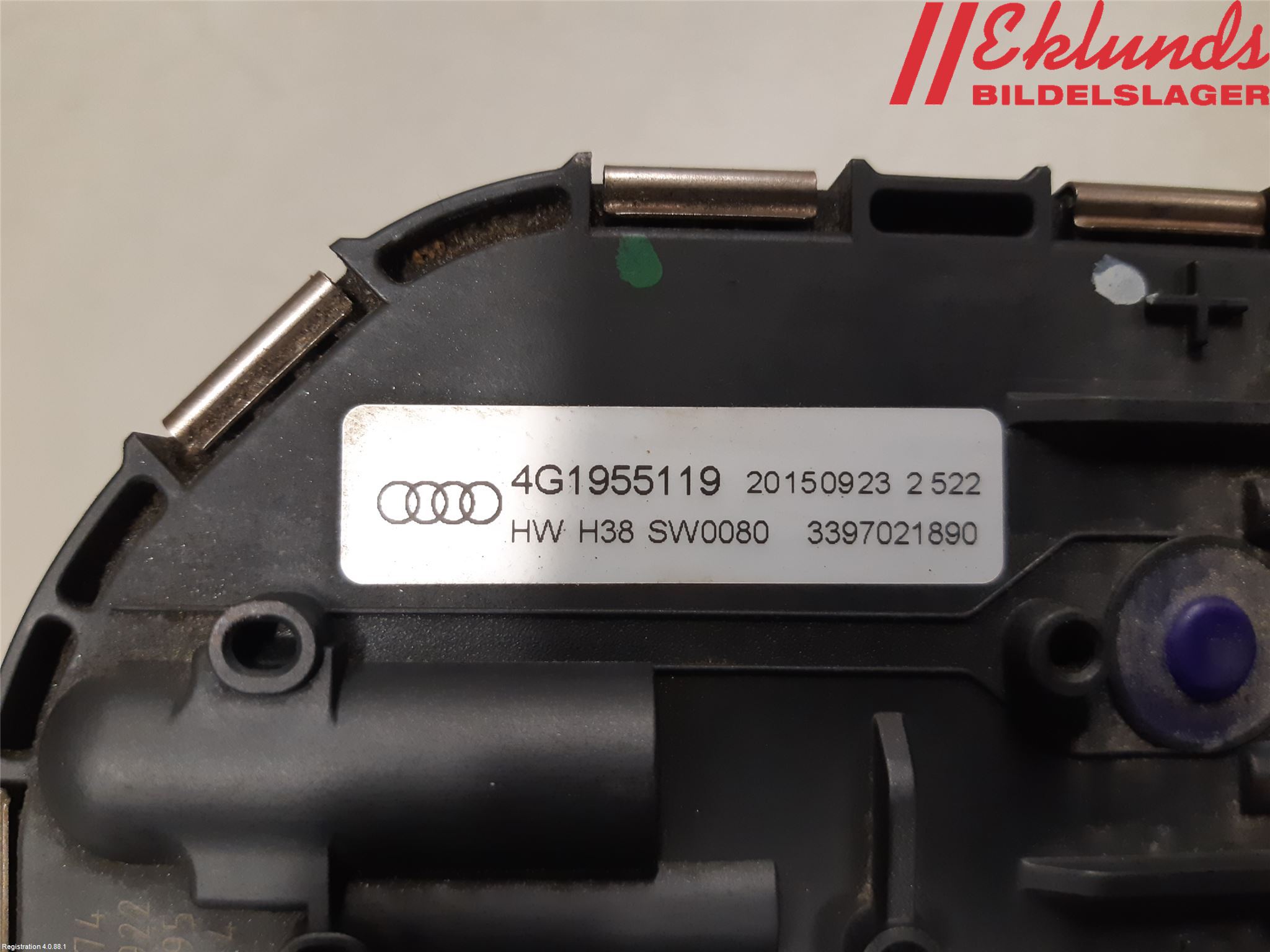 Audi A6/S6 4G 11-18 Torkarmotor Vindruta