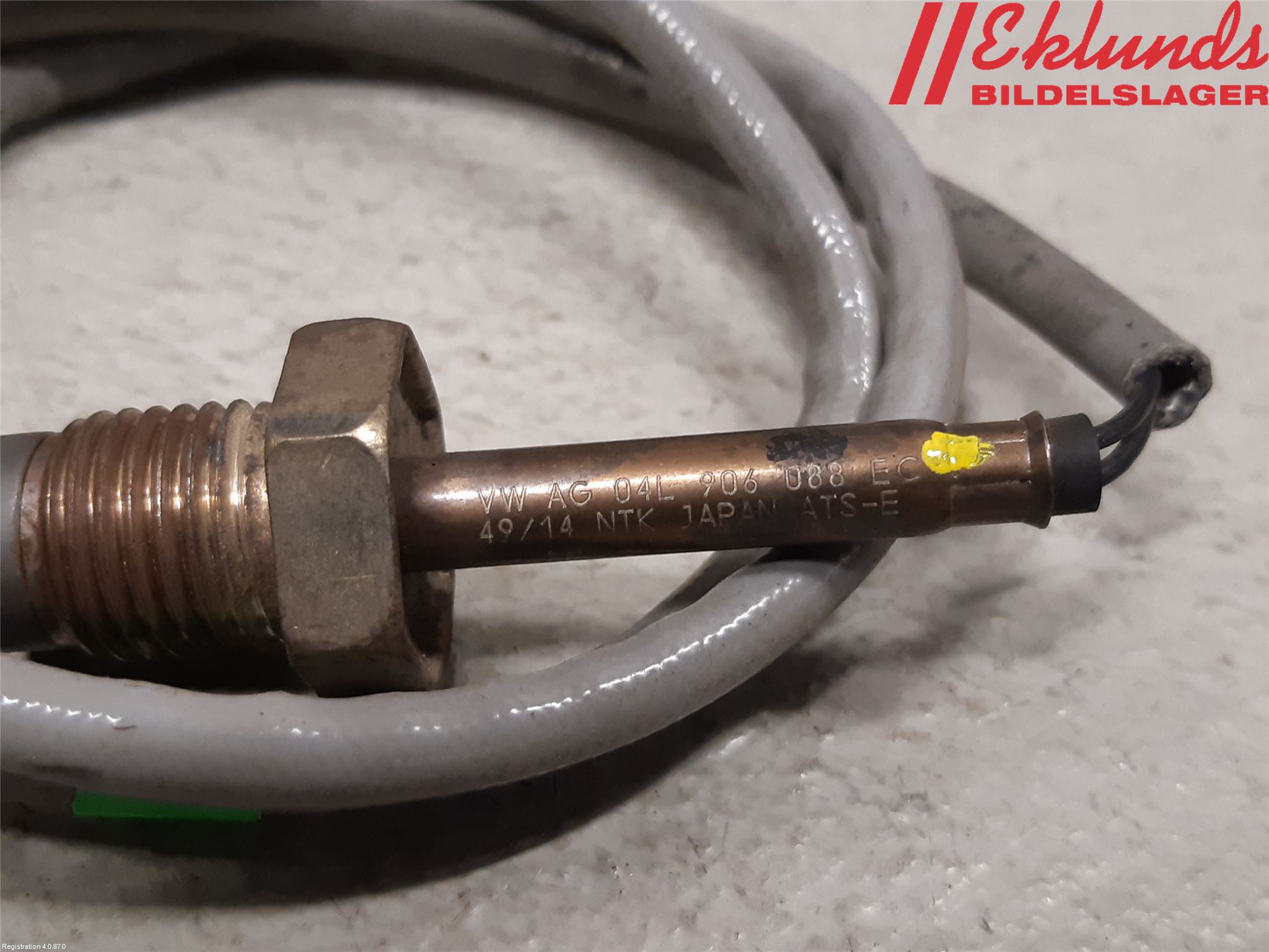 Volkswagen VW PASSAT 15-19 Givare Temp-Tryck Avgas