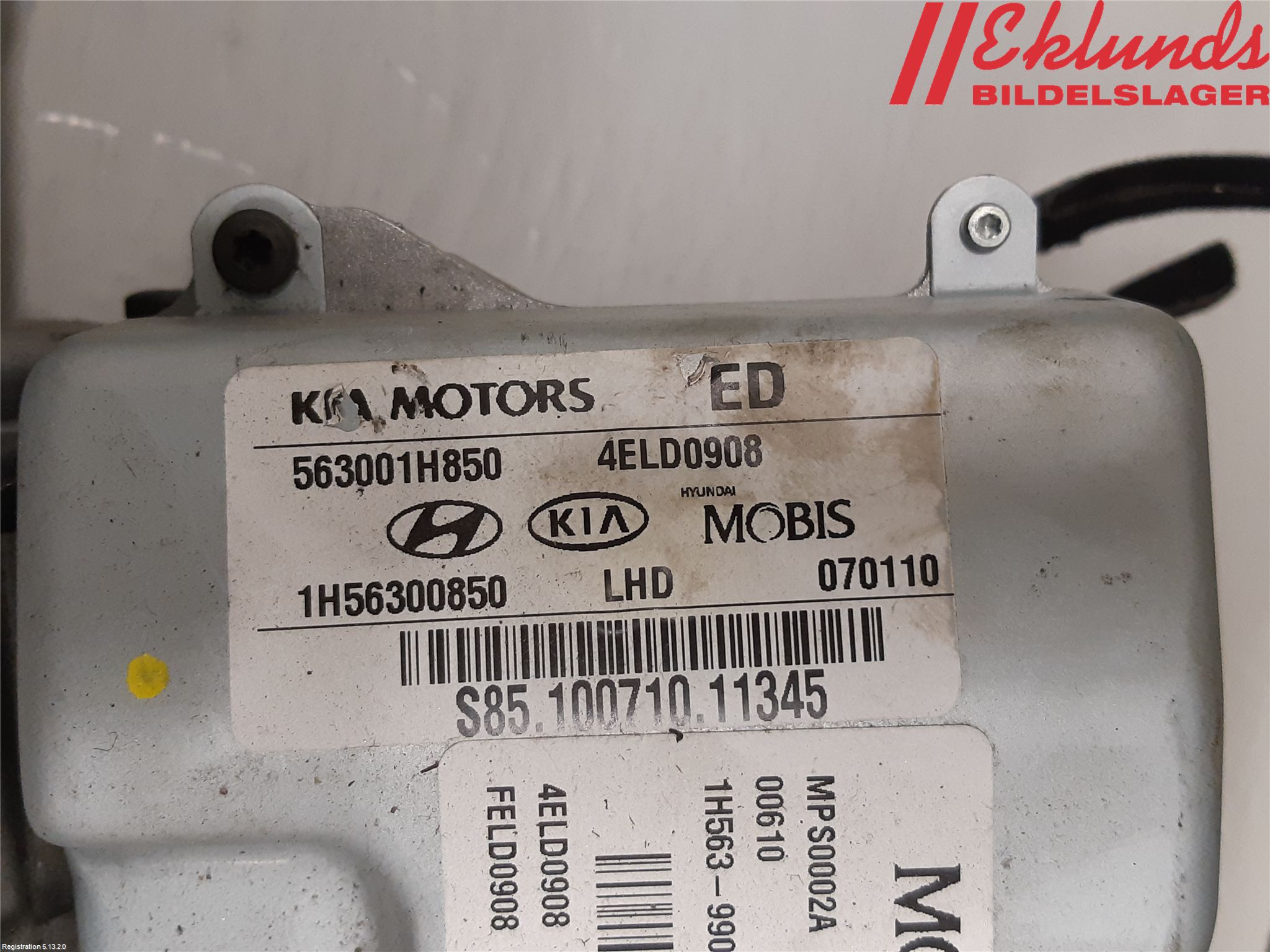 Kia CEED 06-12 Rattaxelagg Med Inb Servo