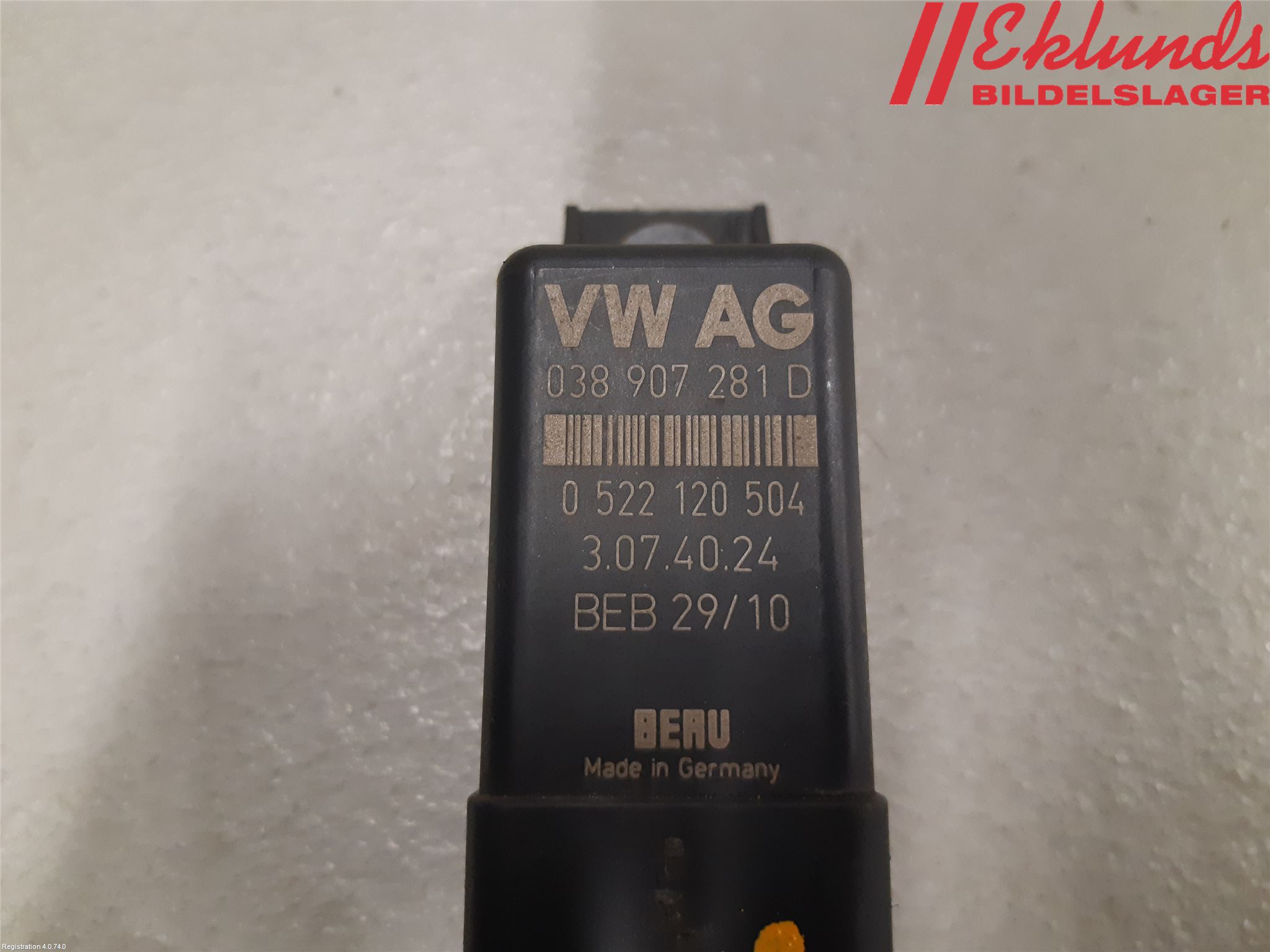 Volkswagen VW AMAROK 2H 10-22 Relä Glödning Diesel