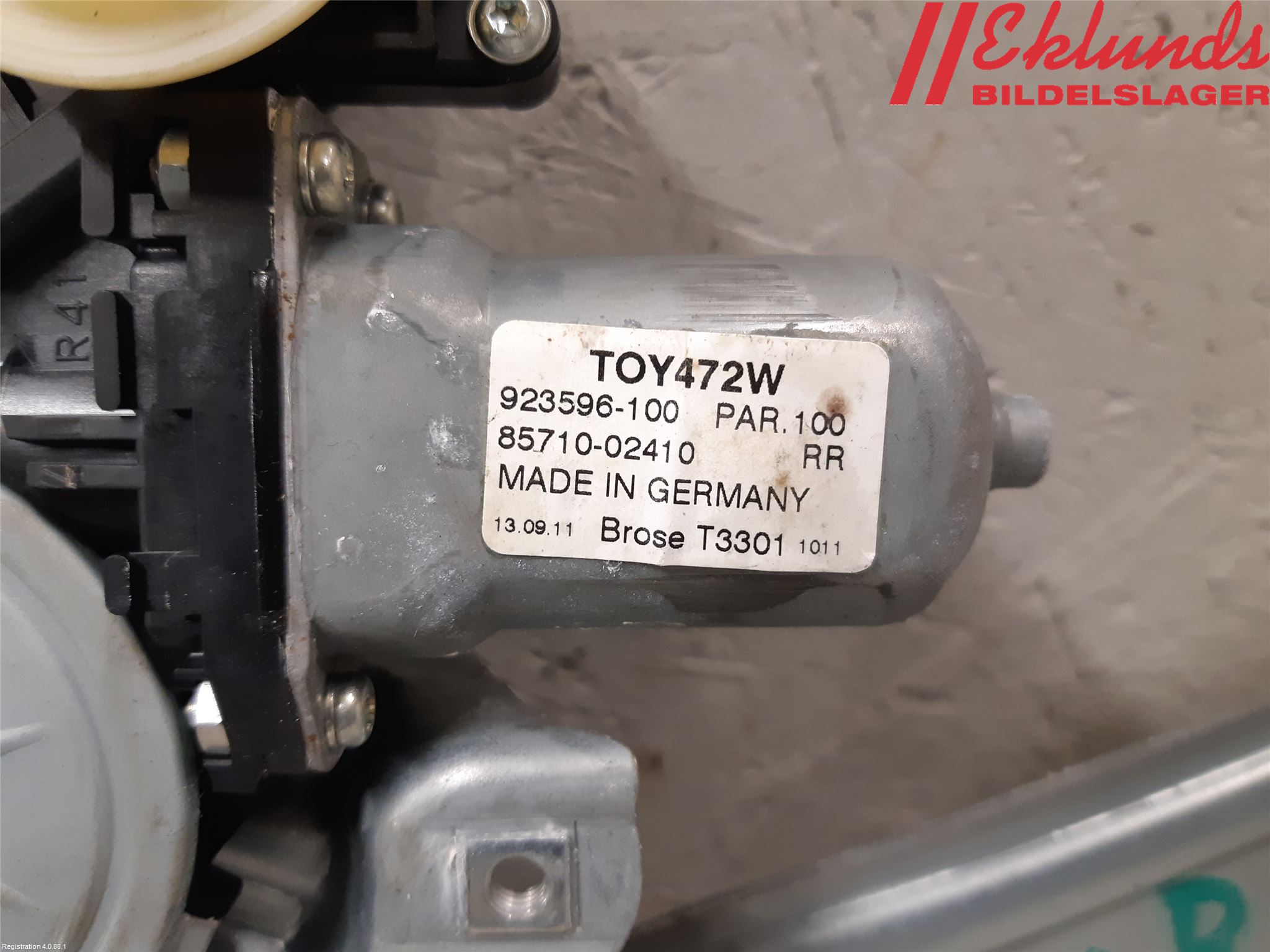 Toyota AURIS 10-12 Fönsterhiss El Kompl