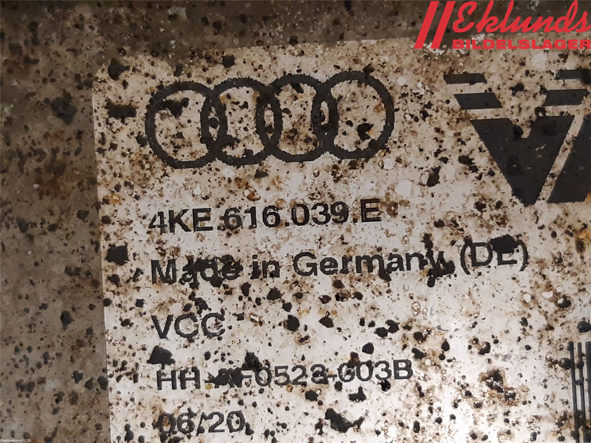 Audi E-TRON, S GE 19- Fjäderben Fram Höger