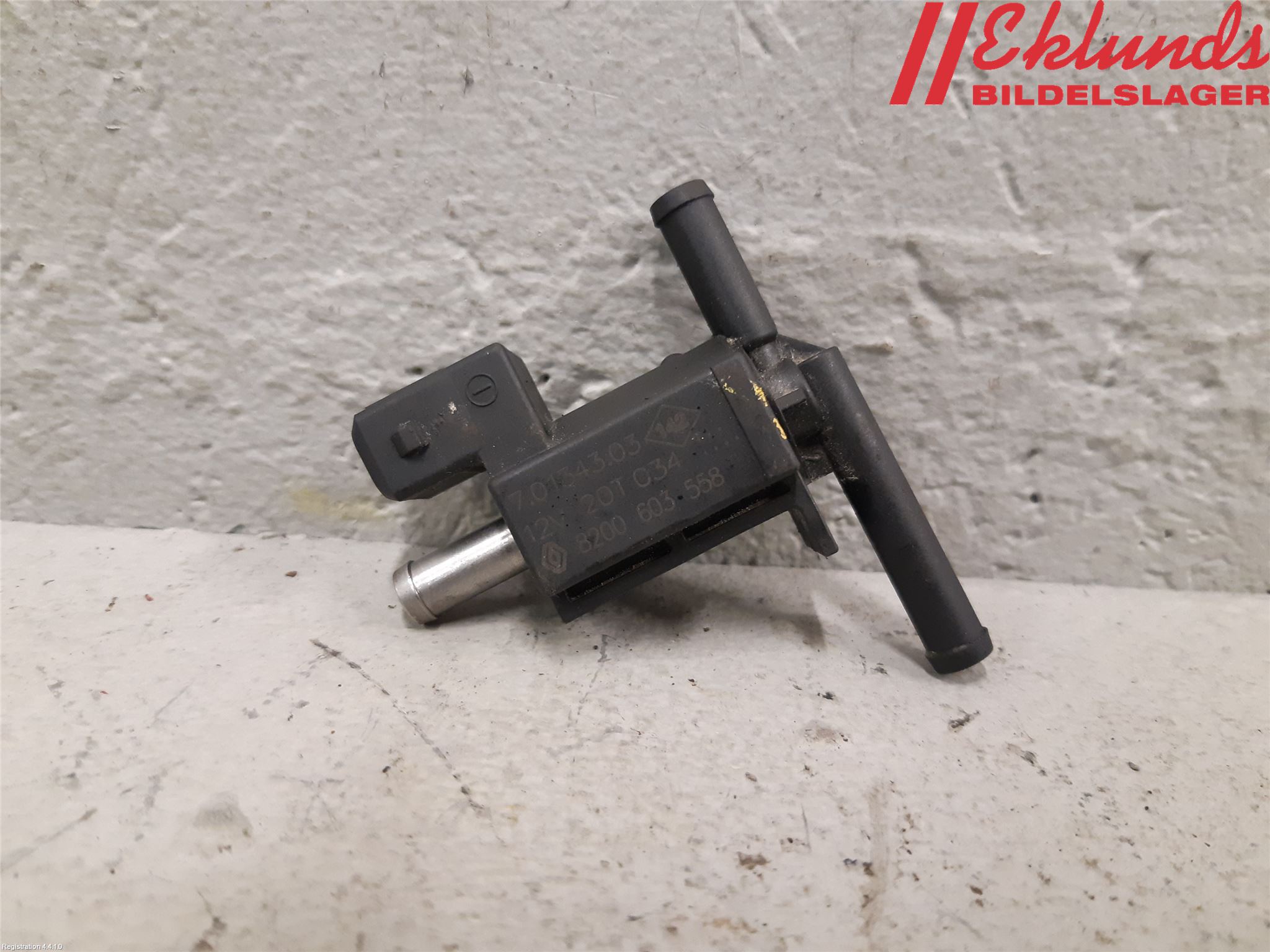 Dacia SANDERO/STEPWAY 13-20 Vakuumventil