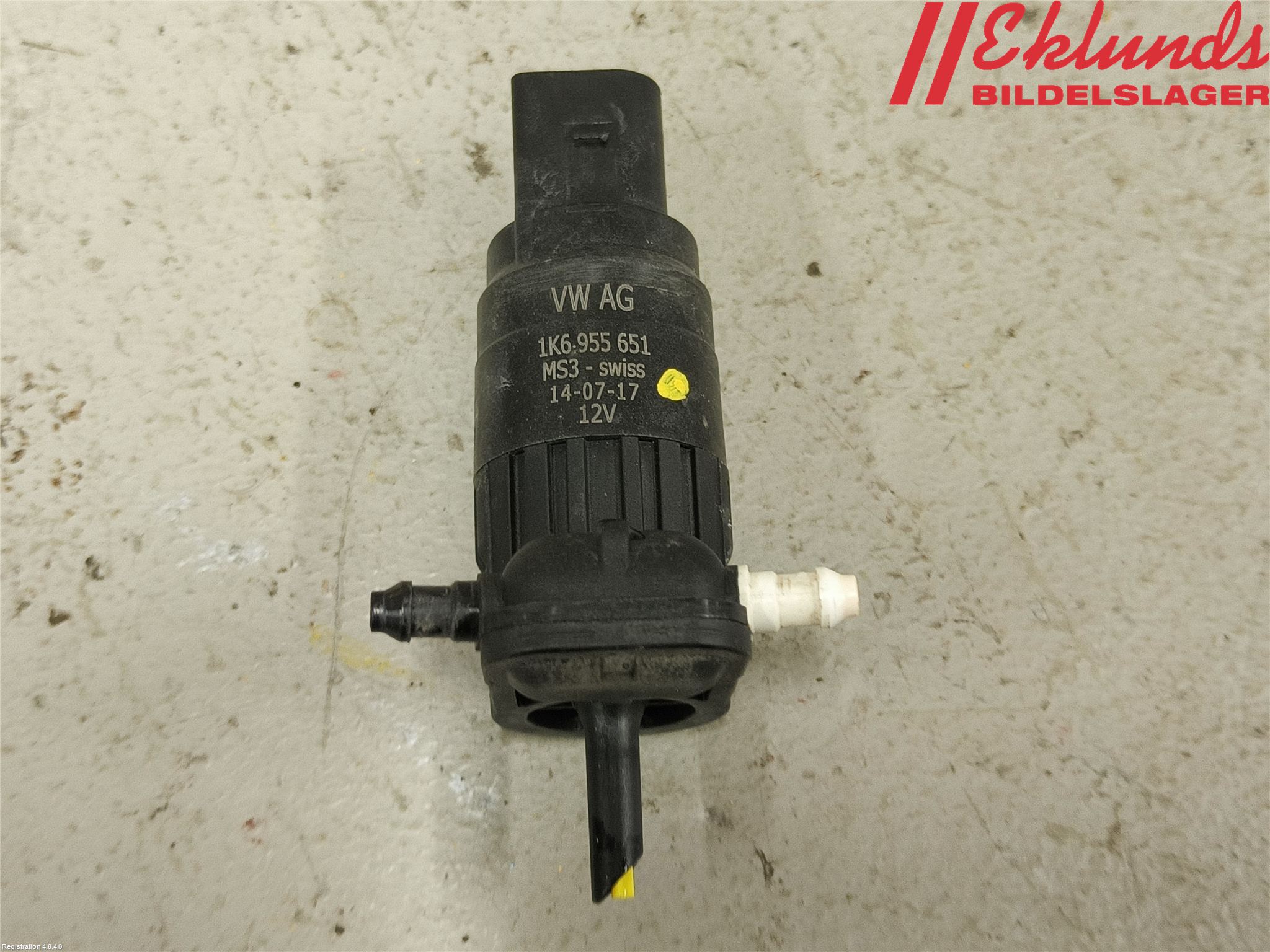 Volkswagen VW GOLF / E-GOLF VII 13-20 Spolarpump Vindruta