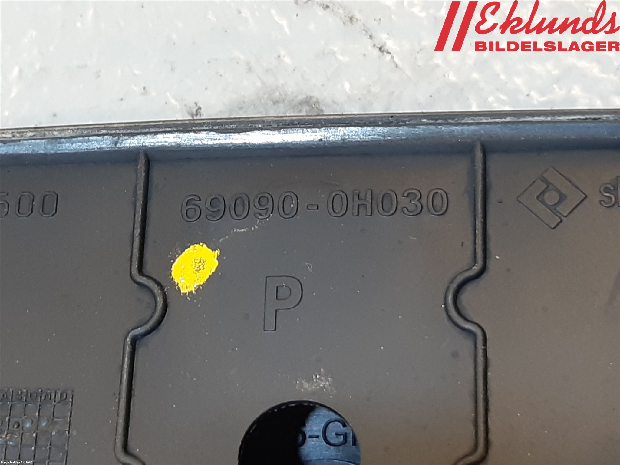 Peugeot 108 15-22 Bakluckehandtag