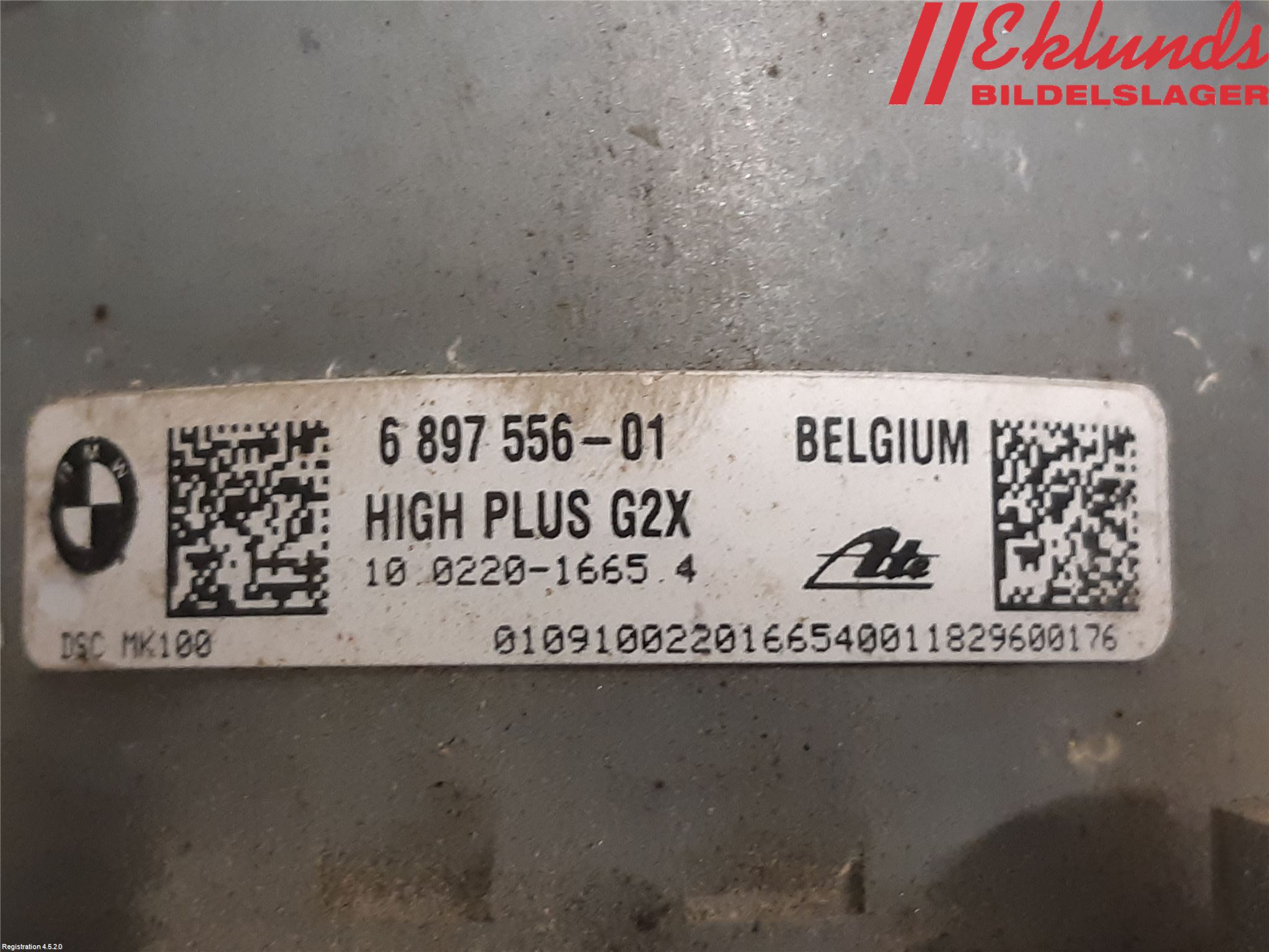 BMW 3 G20/G21/G80/G81 19- Abs Hydraulaggregat