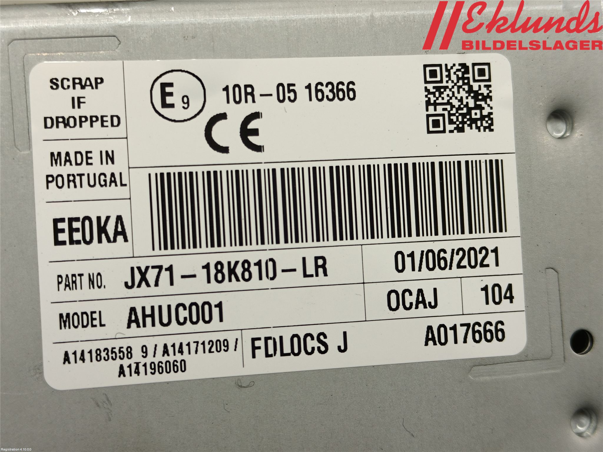 Ford FOCUS 19- Cd Radio - Multimediapanel