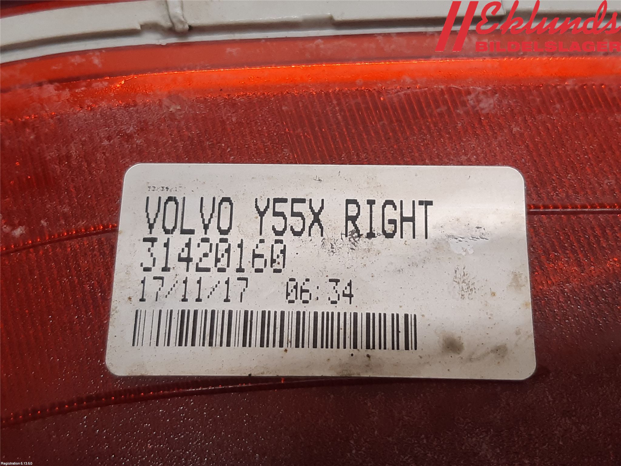 Volvo V40 CROSS COUNTRY 13-19 Dimljus/Reflex Bak