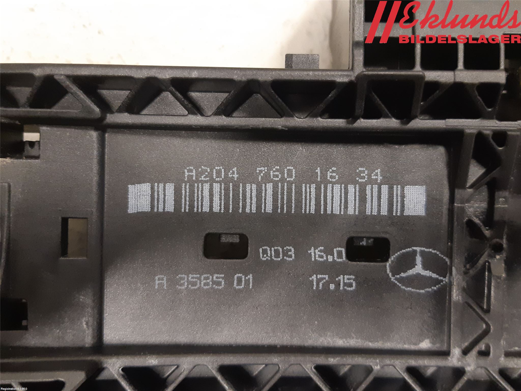 Mercedes-Benz MB GLK-KLASS (X204) 08-16 Dörrhandtag Yttre Hö