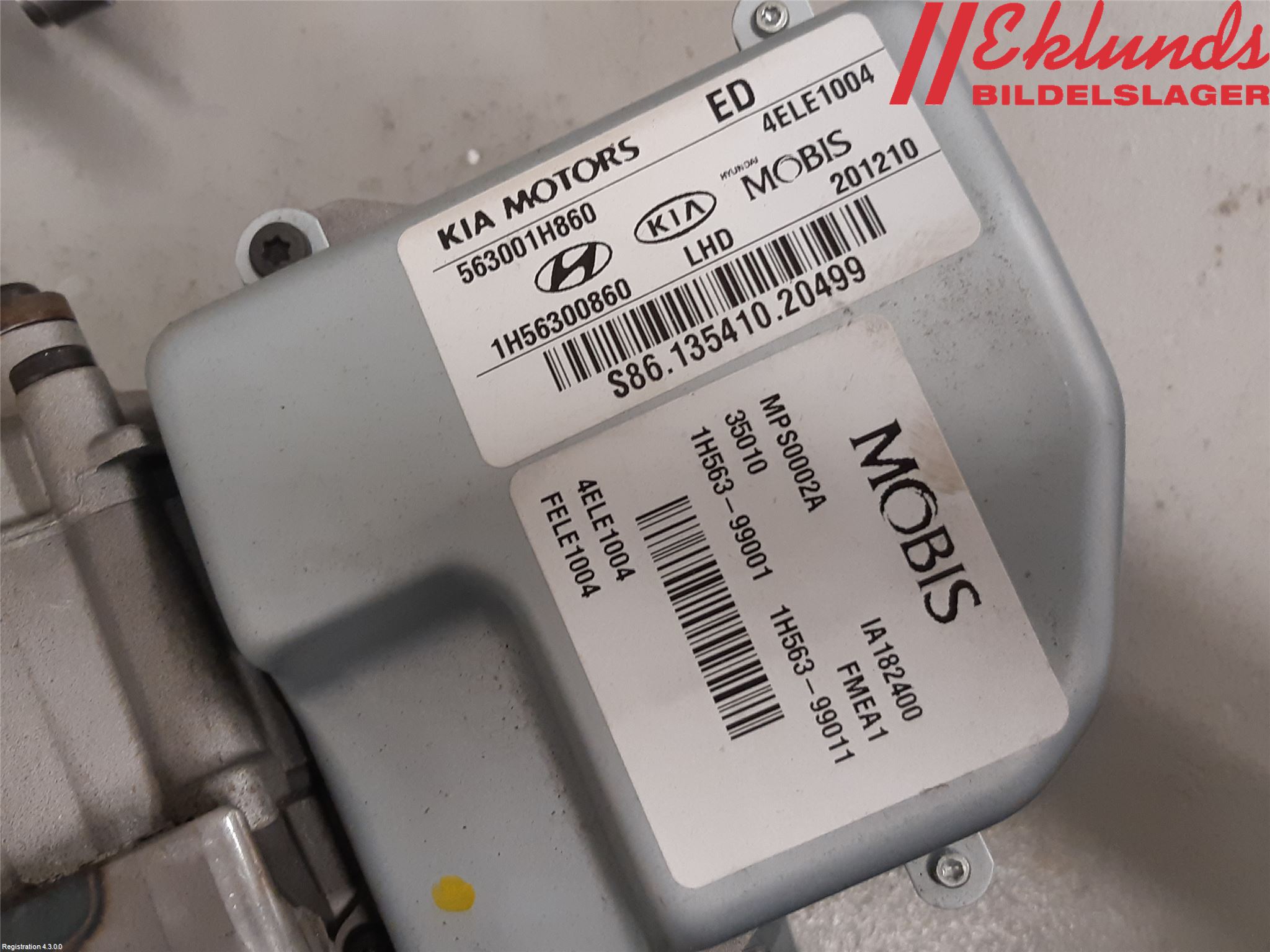 Kia CEED 06-12 Rattaxelagg Med Inb Servo