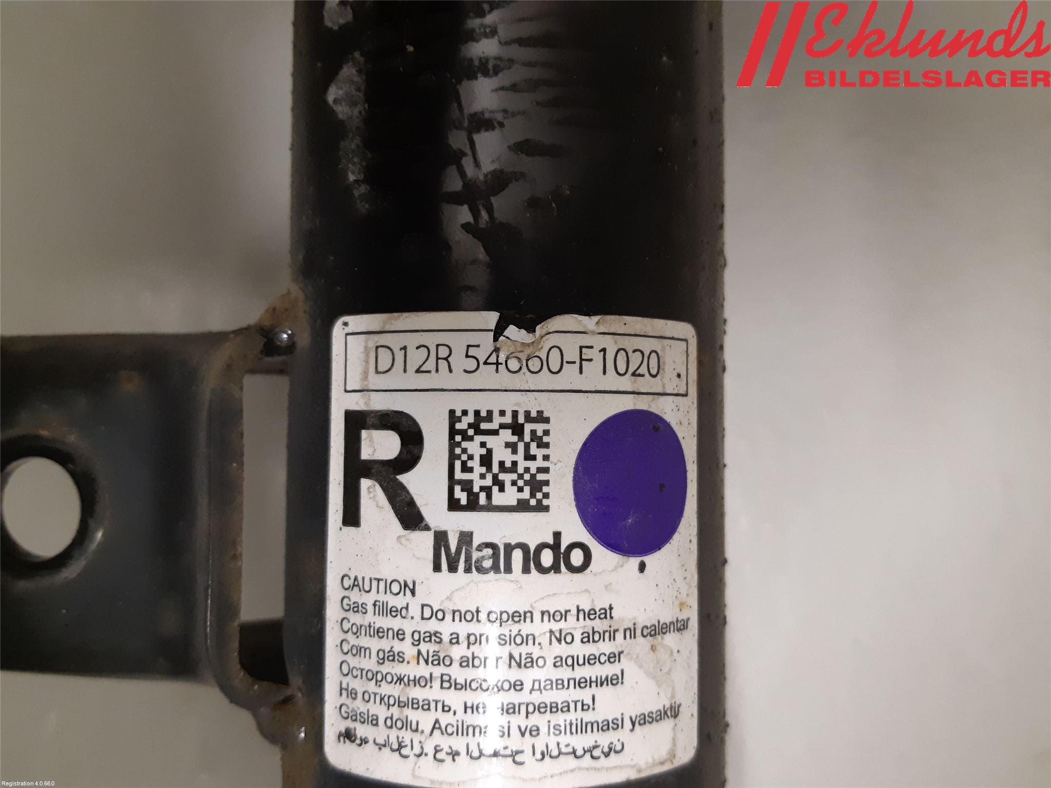 Kia SPORTAGE (QL) 16-21 Fjäderben Fram Höger