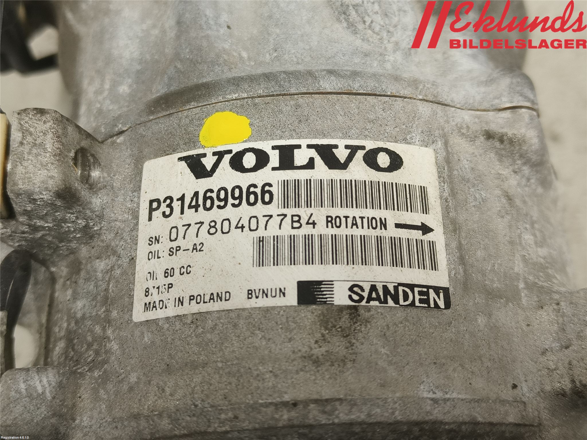 Volvo V90 CROSS COUNTRY 17->> Ac Kompressor