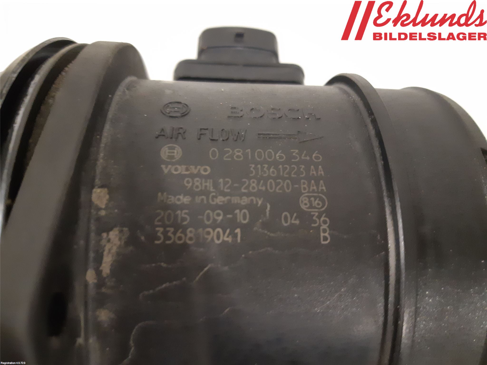 Volvo XC60 14-17 Injluftmassamätare