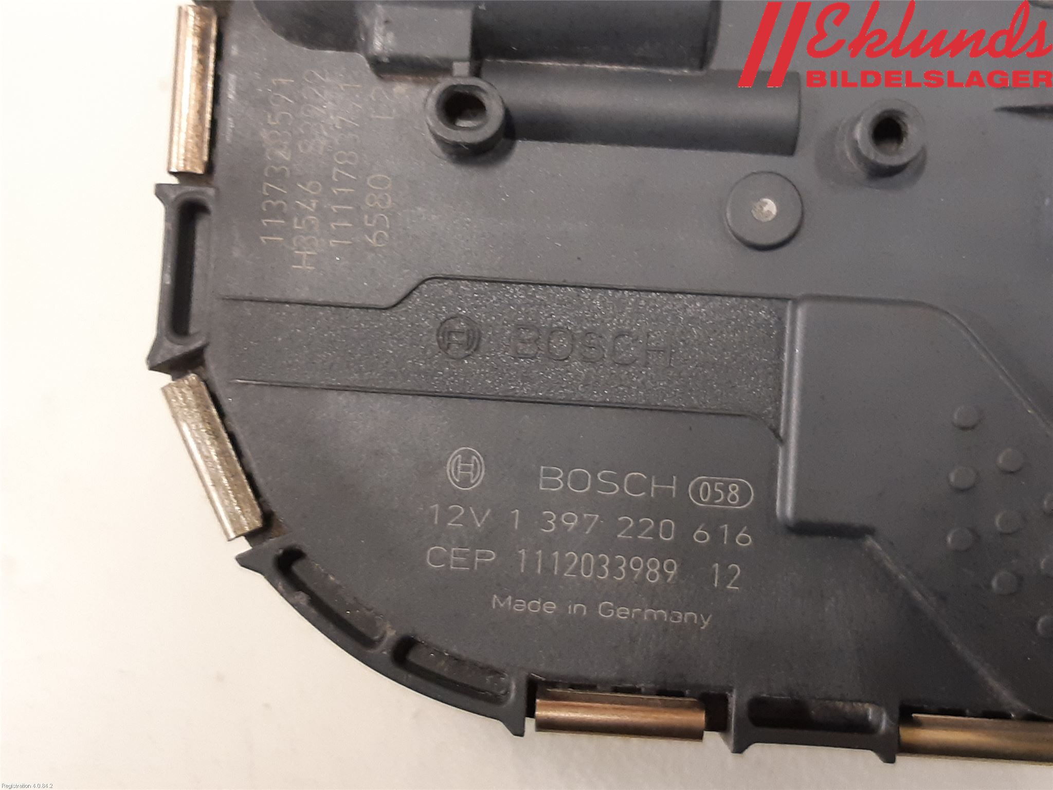 Audi A7/S7 4G 11-17 Torkarmotor Vindruta