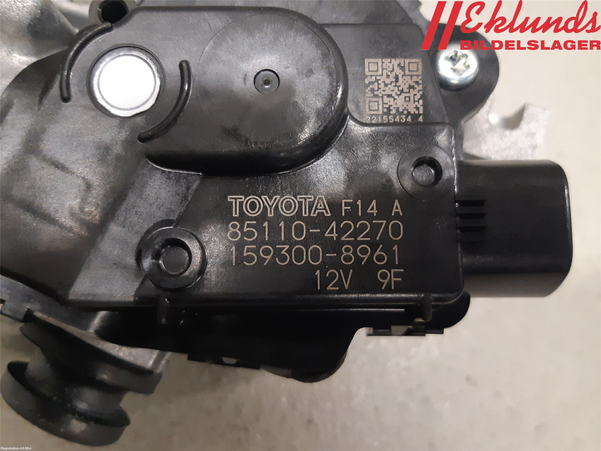 Toyota RAV4 19- Torkarmotor Vindruta