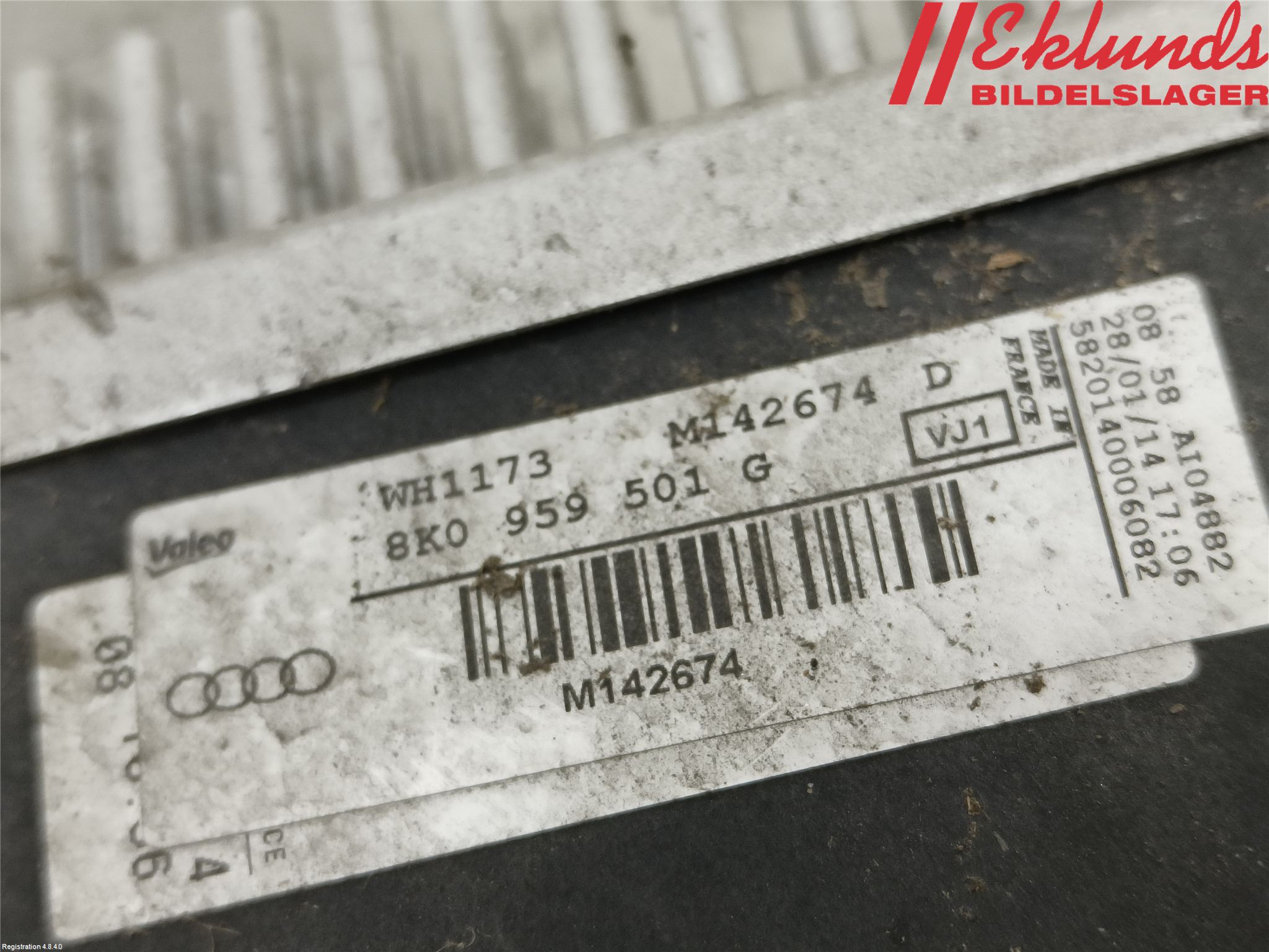 Audi A4 12-15 Kylfläktsmotstånd