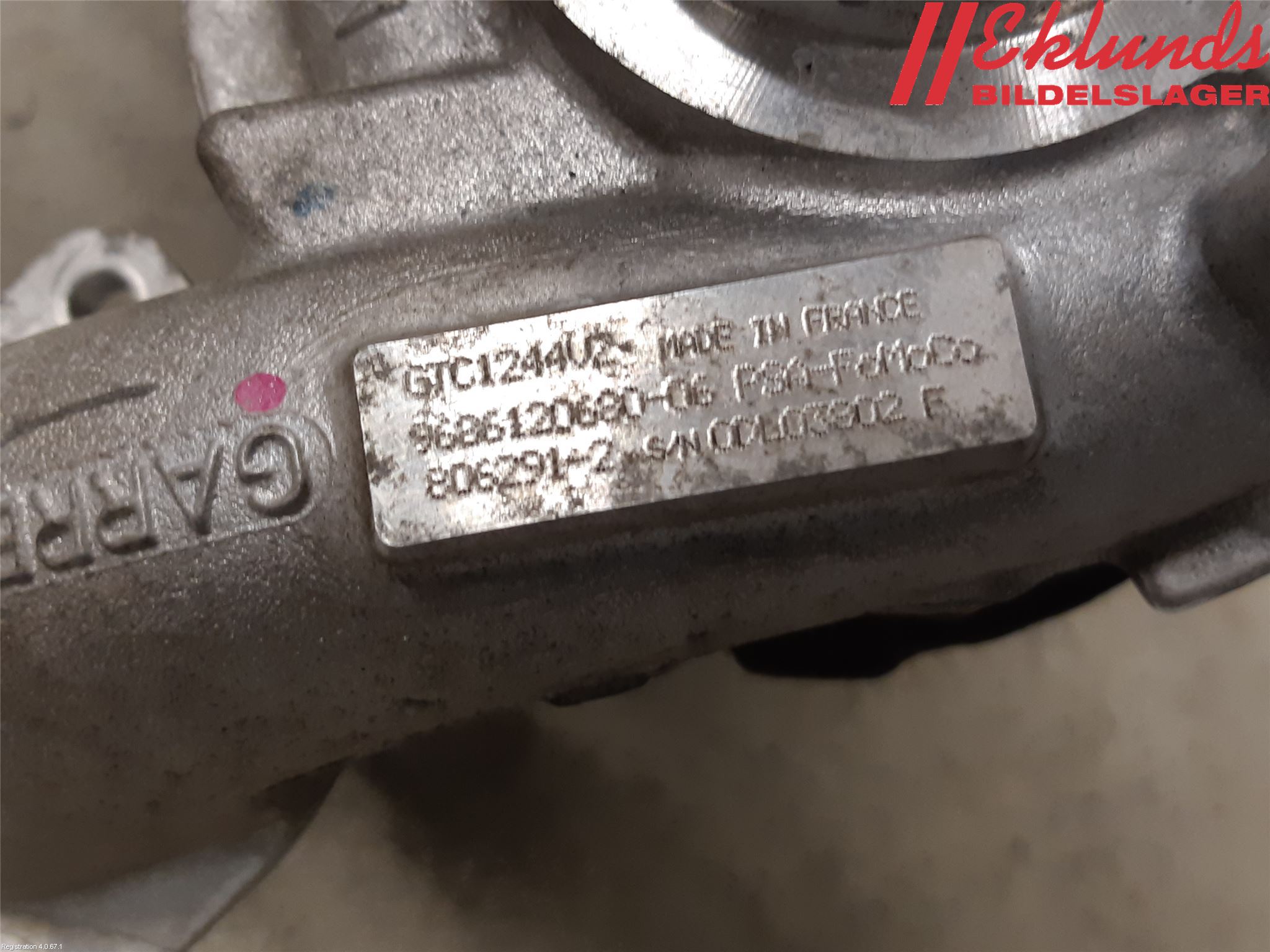 Peugeot 508 11-18 Turboaggregat