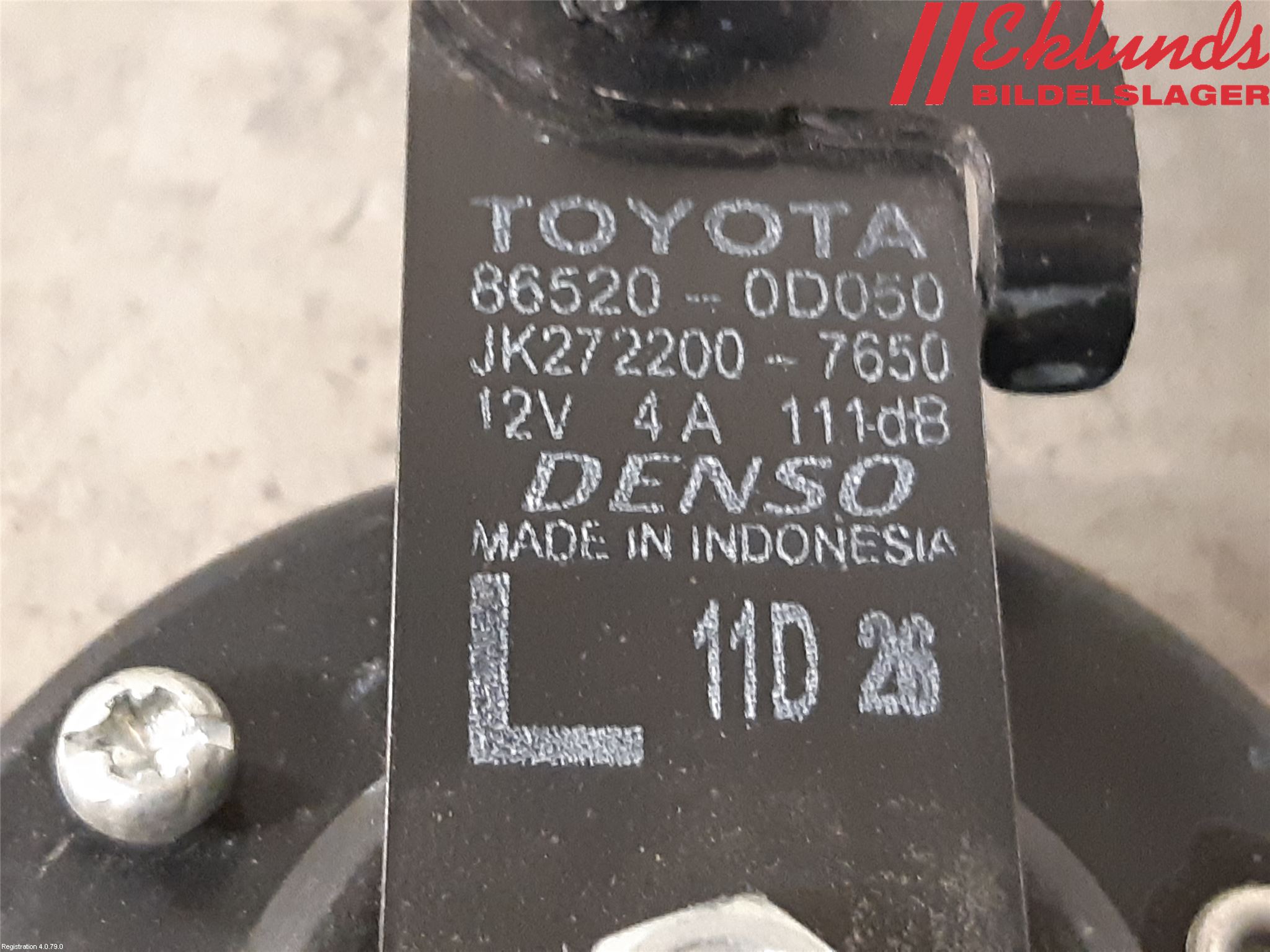 Toyota COROLLA 19- Signalhorn