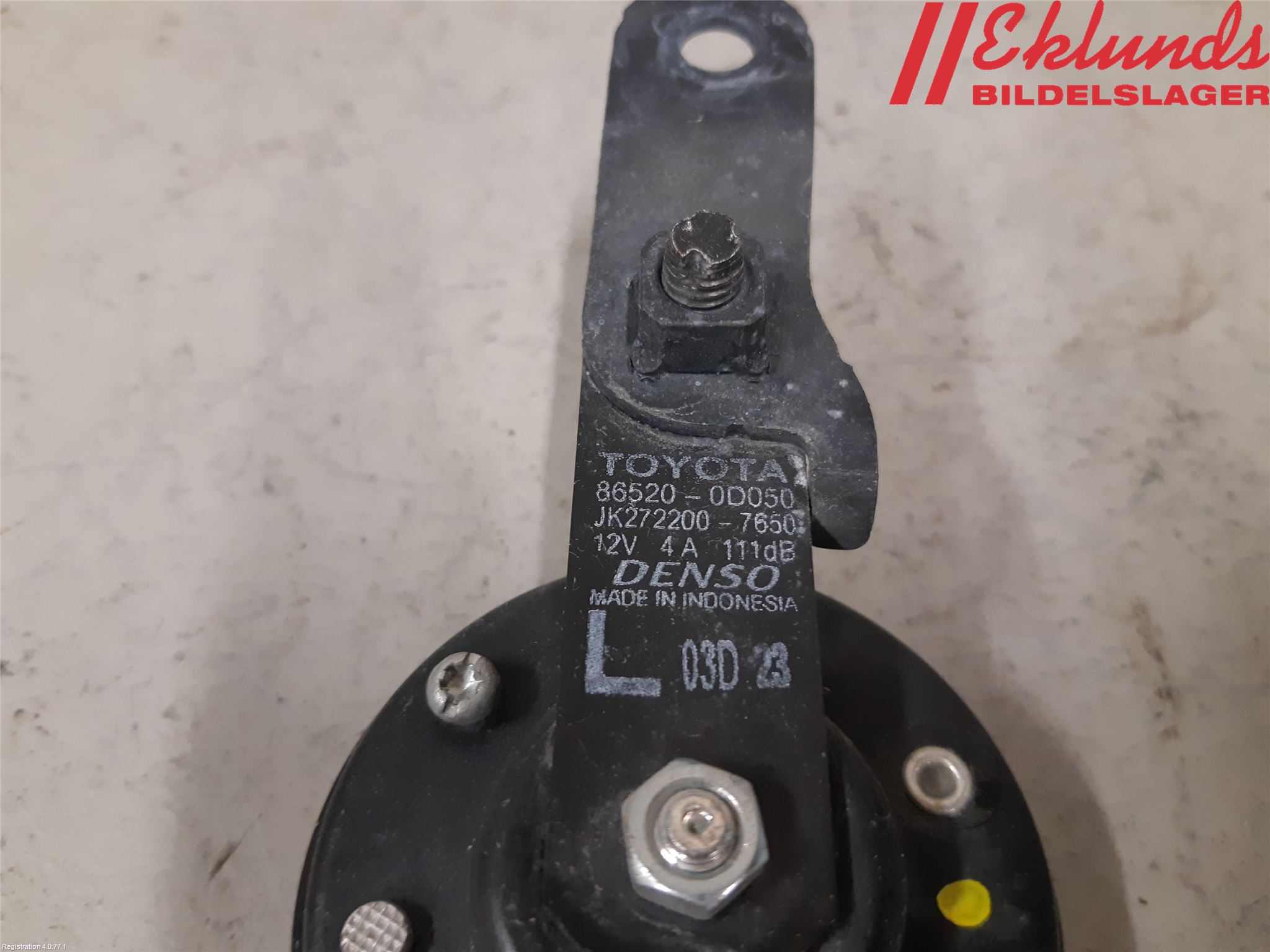 Toyota COROLLA 19- Signalhorn