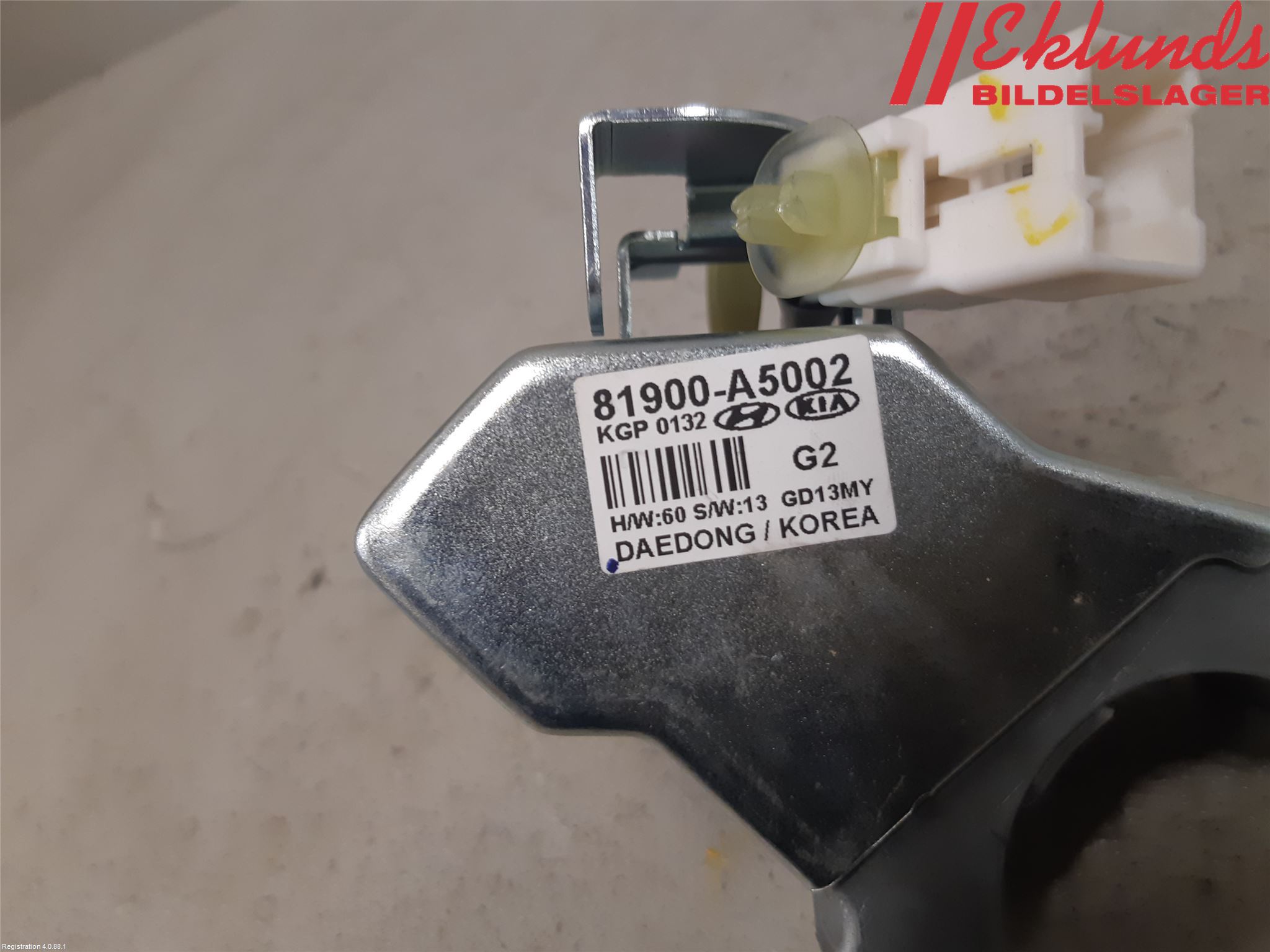 Hyundai SANTA FE 13-18 Rattlåskontaktdon