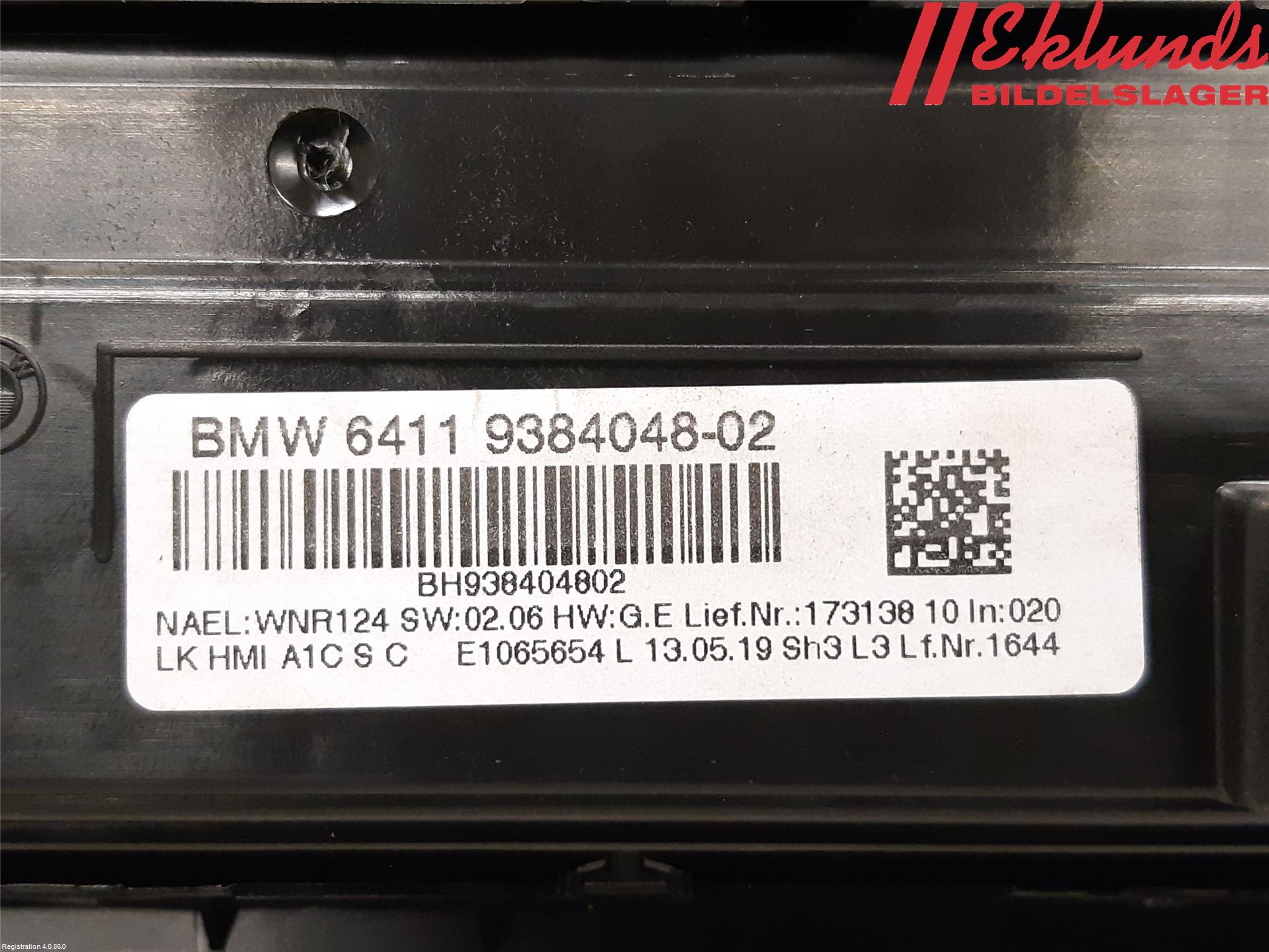 BMW 2 F22/F23/F87 Coupé/Cab 13-21 Ac Styrenhet Ac Manöveren