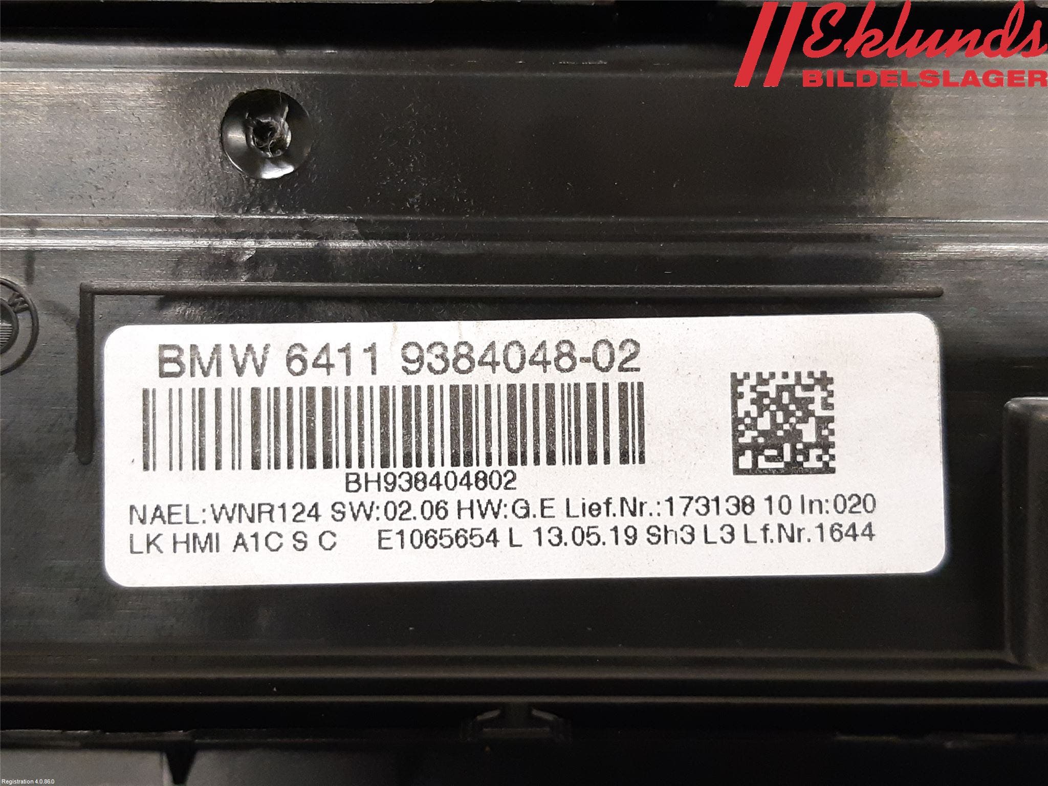 BMW 2 F22/F23/F87 Coupé/Cab 13-21 Ac Styrenhet Ac Manöveren