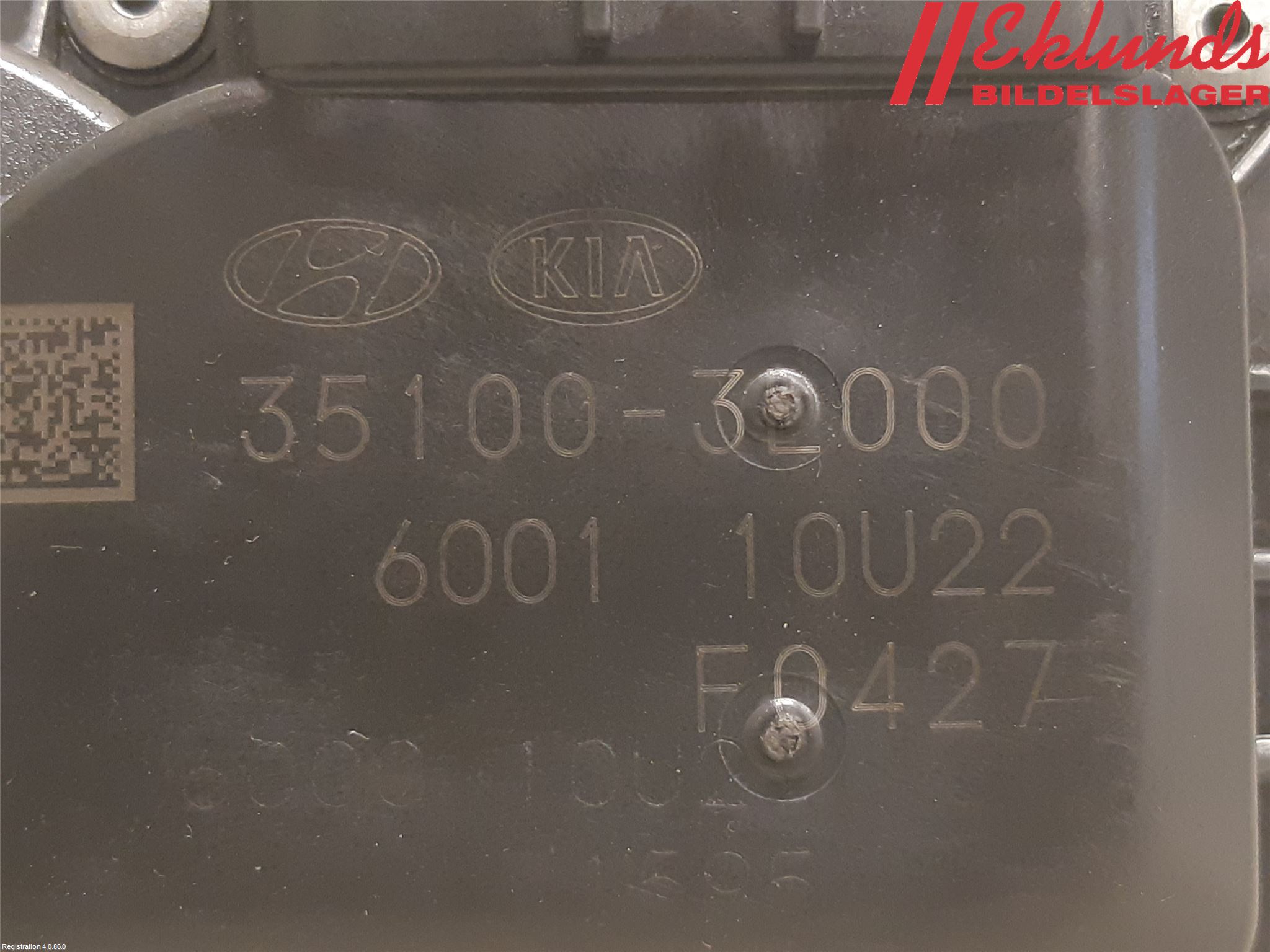 Kia STINGER 18- Injspjällhus