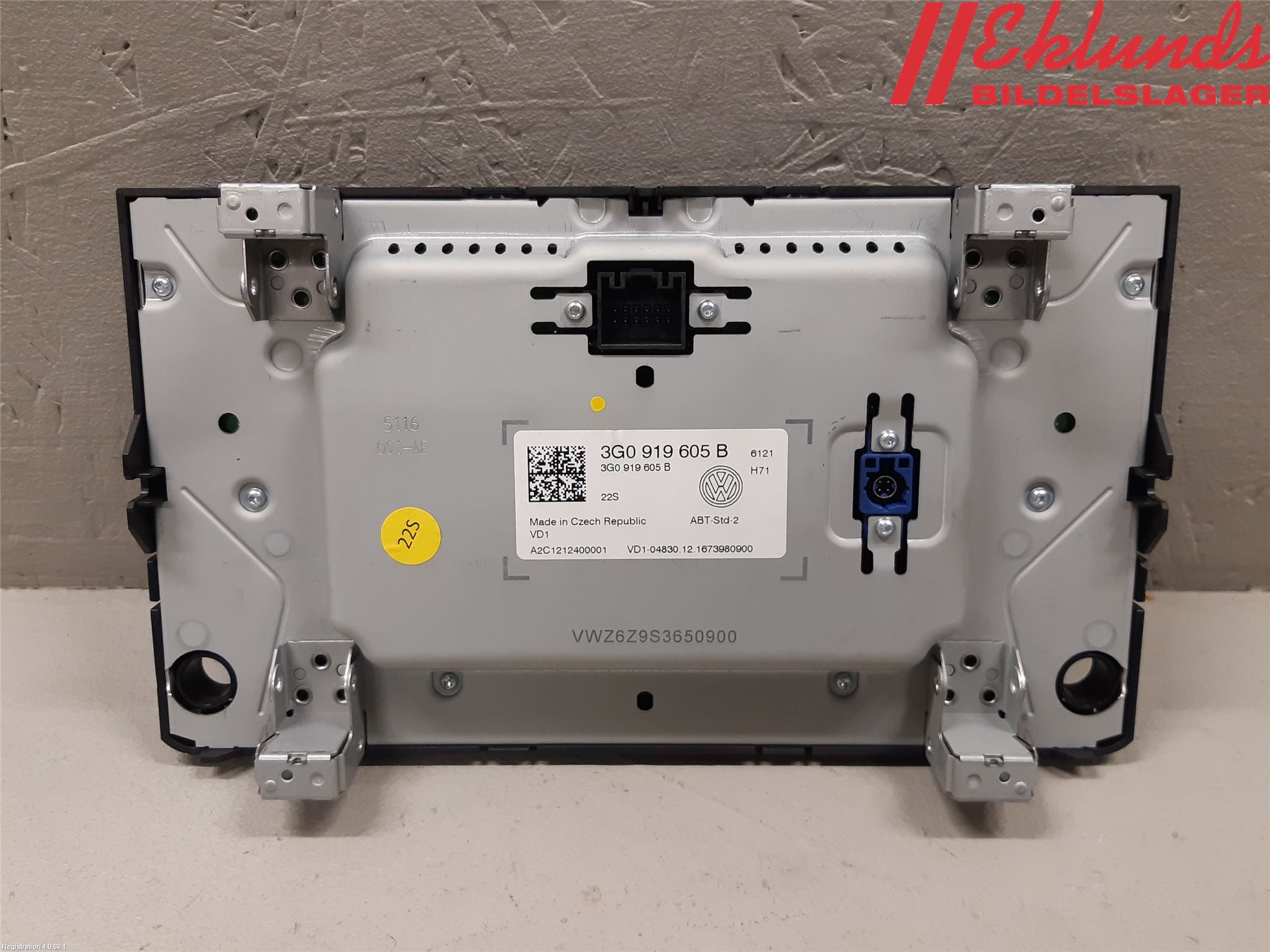 Volkswagen VW PASSAT 15-19 Cd Radio - Multimediapanel